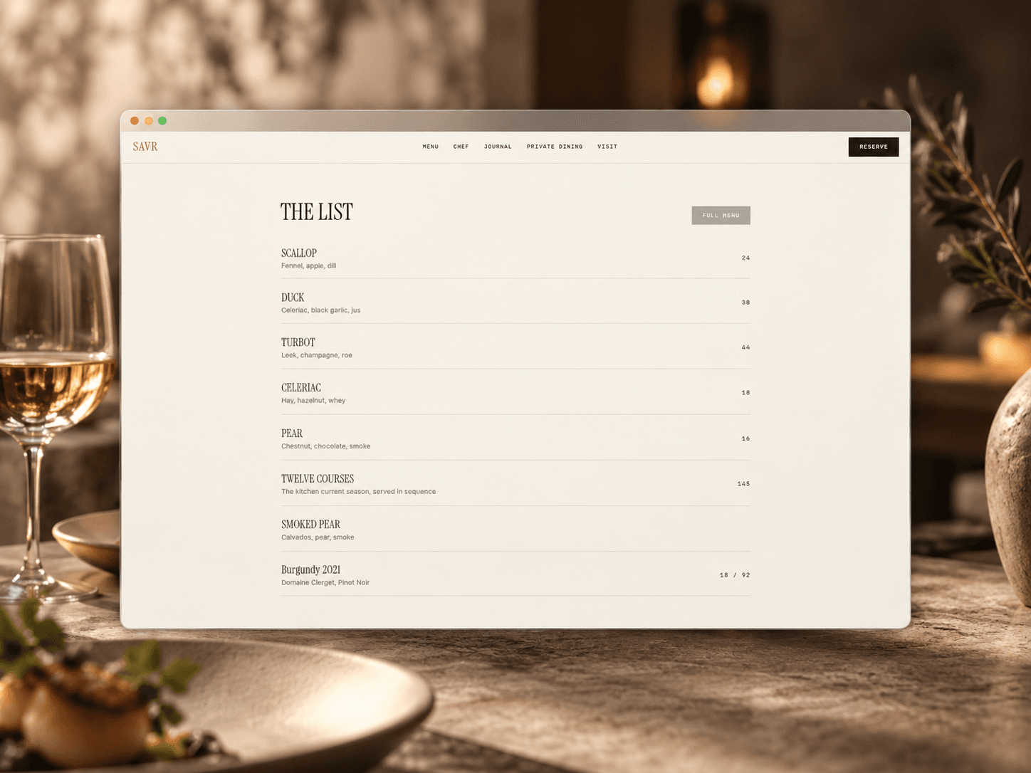 SAVR Restaurant