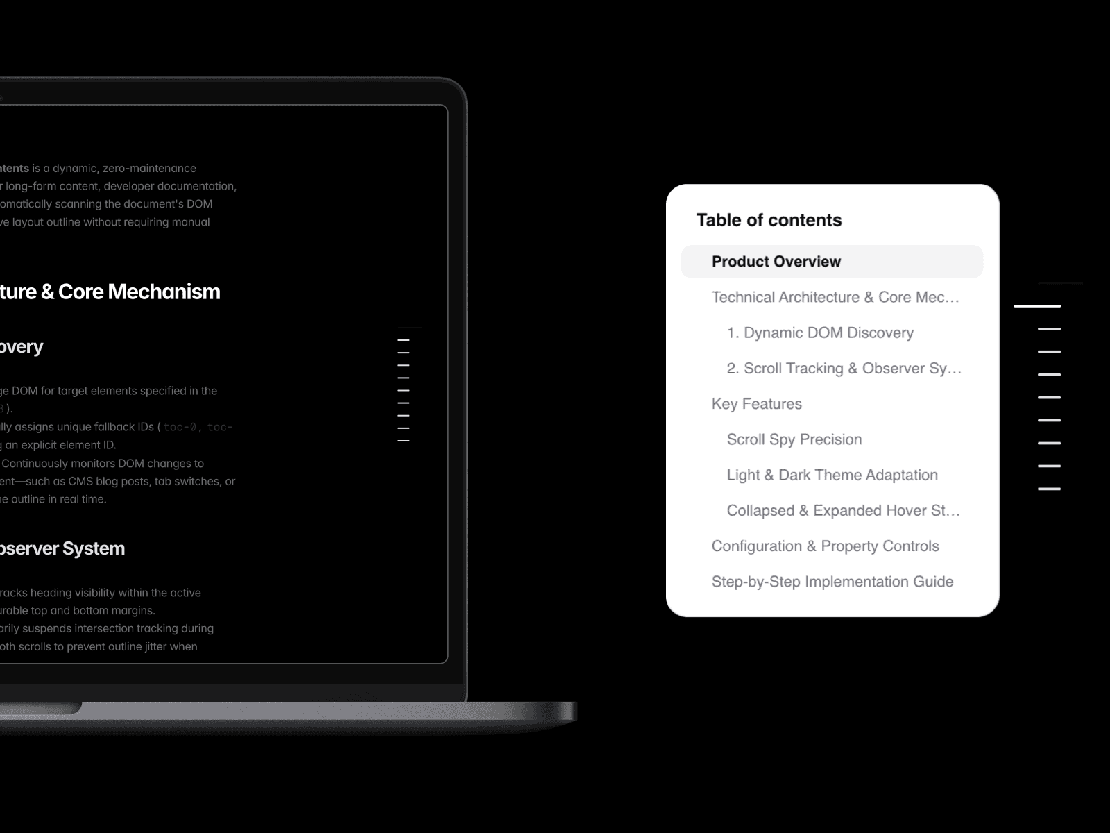 TOC Component