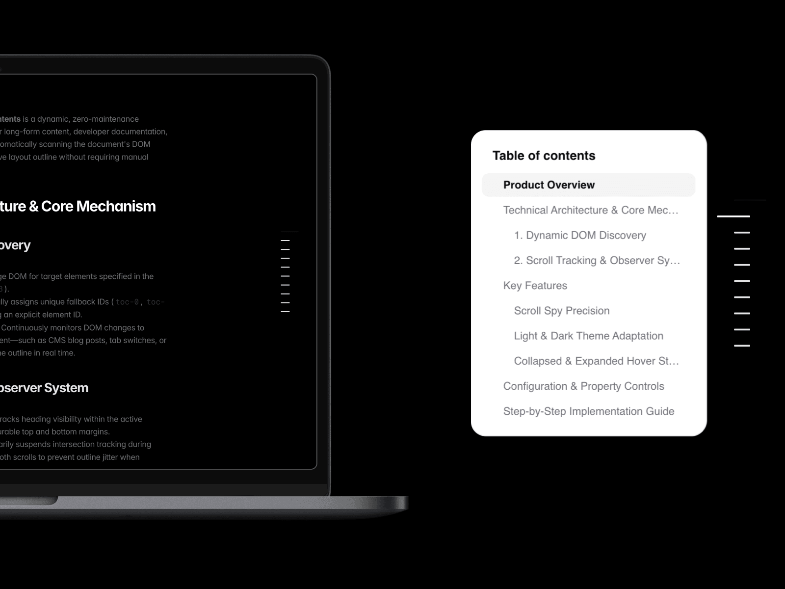 TOC Component