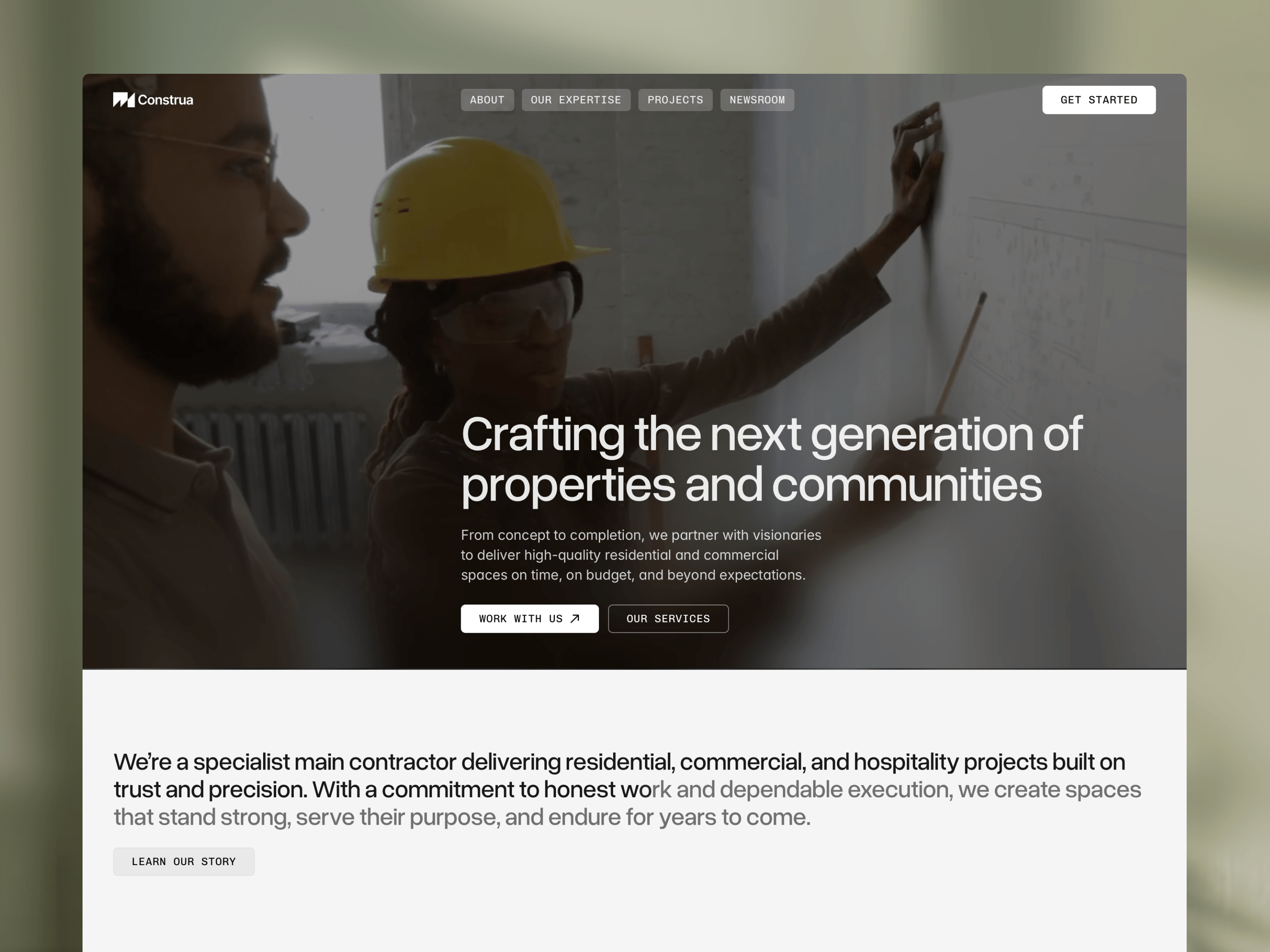 Construa · Construction & Building Template (FREE)Whether you're a solo contractor, a growing property development firm, or an established construction group, Construa provides all the essential pages and sections needed to launch quickly and scale with confidence.Preview LInk