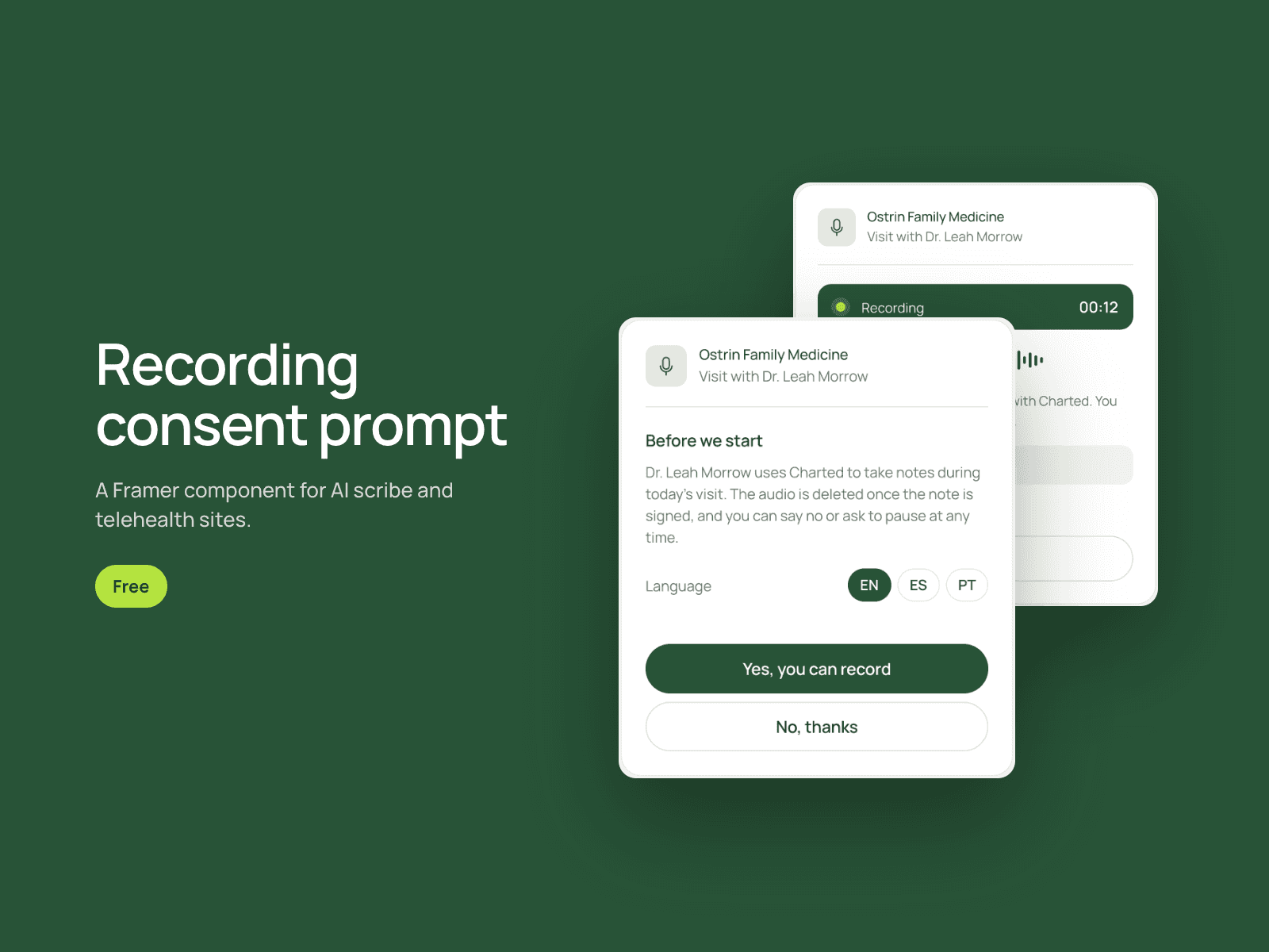 Consent Prompt