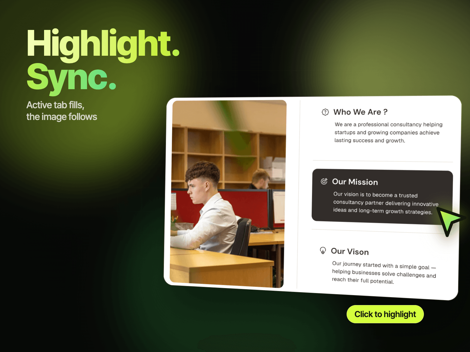 Highlight Sync Tabs