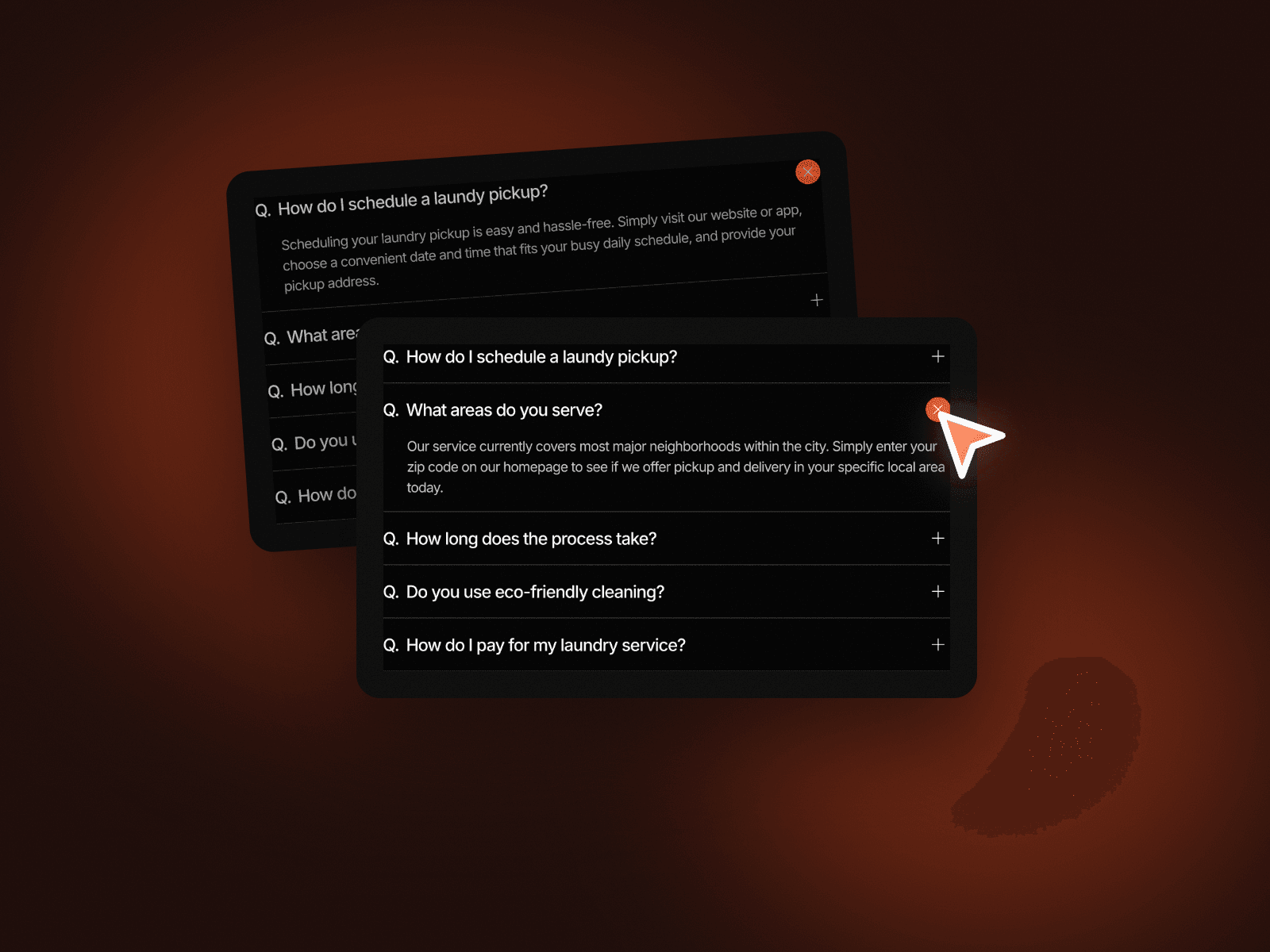 FAQ Toggle Accordion