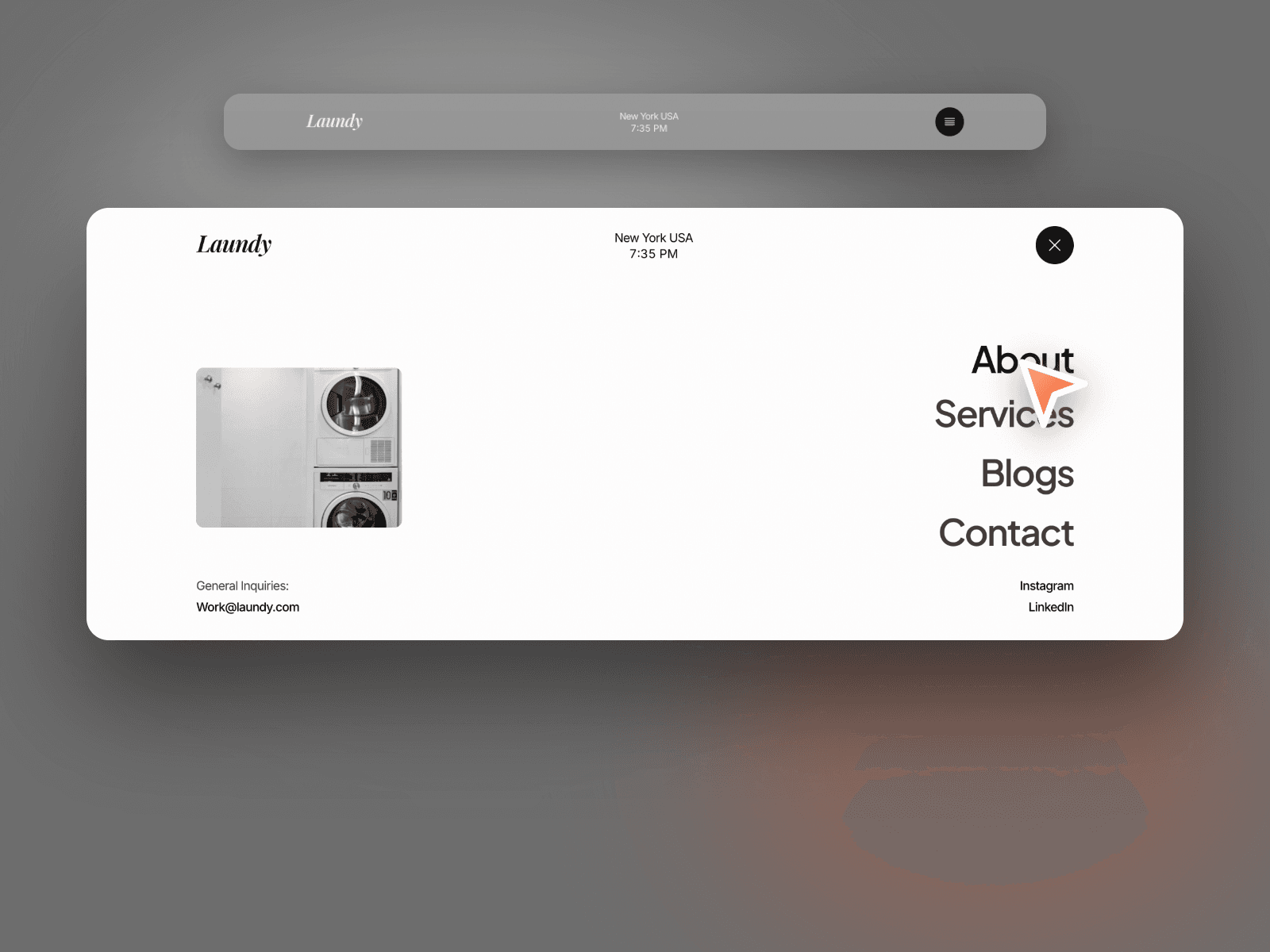 Fullscreen Mega Menu