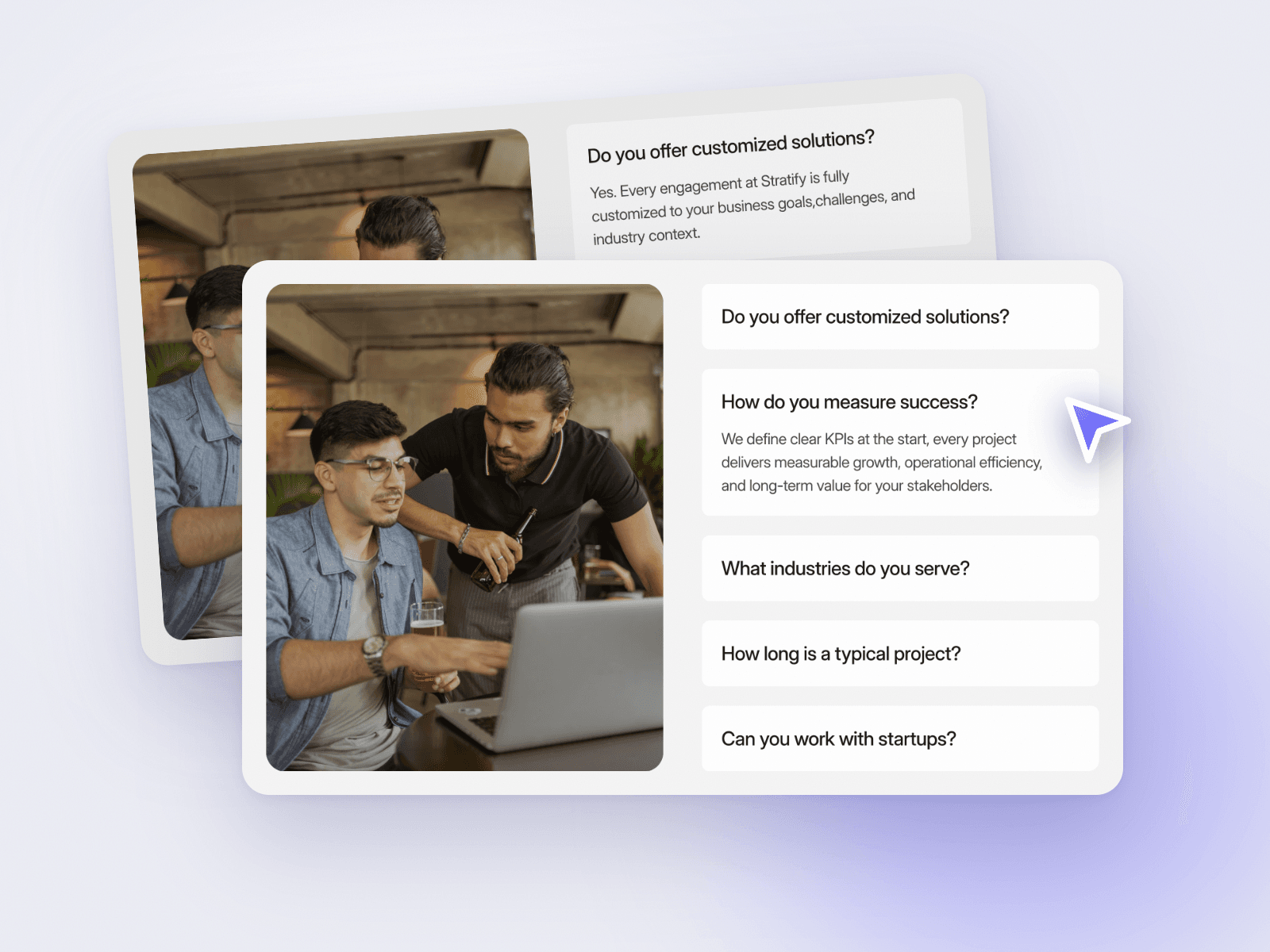 Visual FAQ Accordion