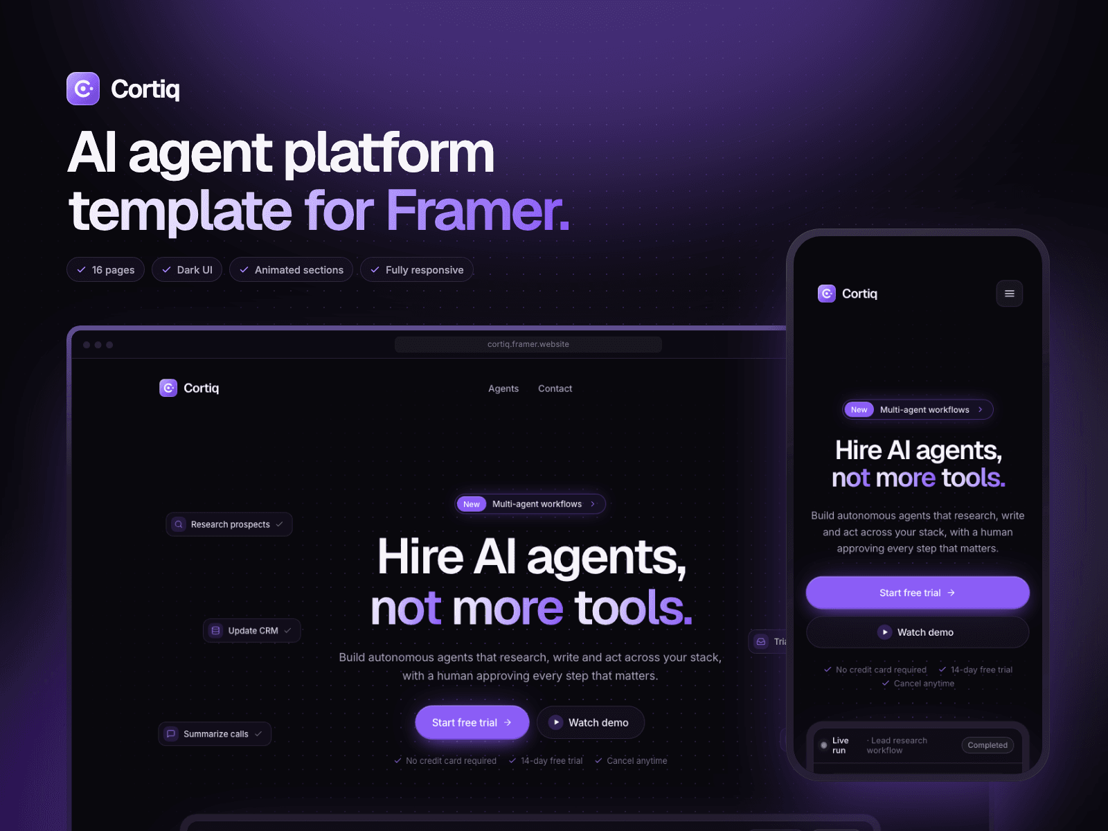 Mult Agent platform