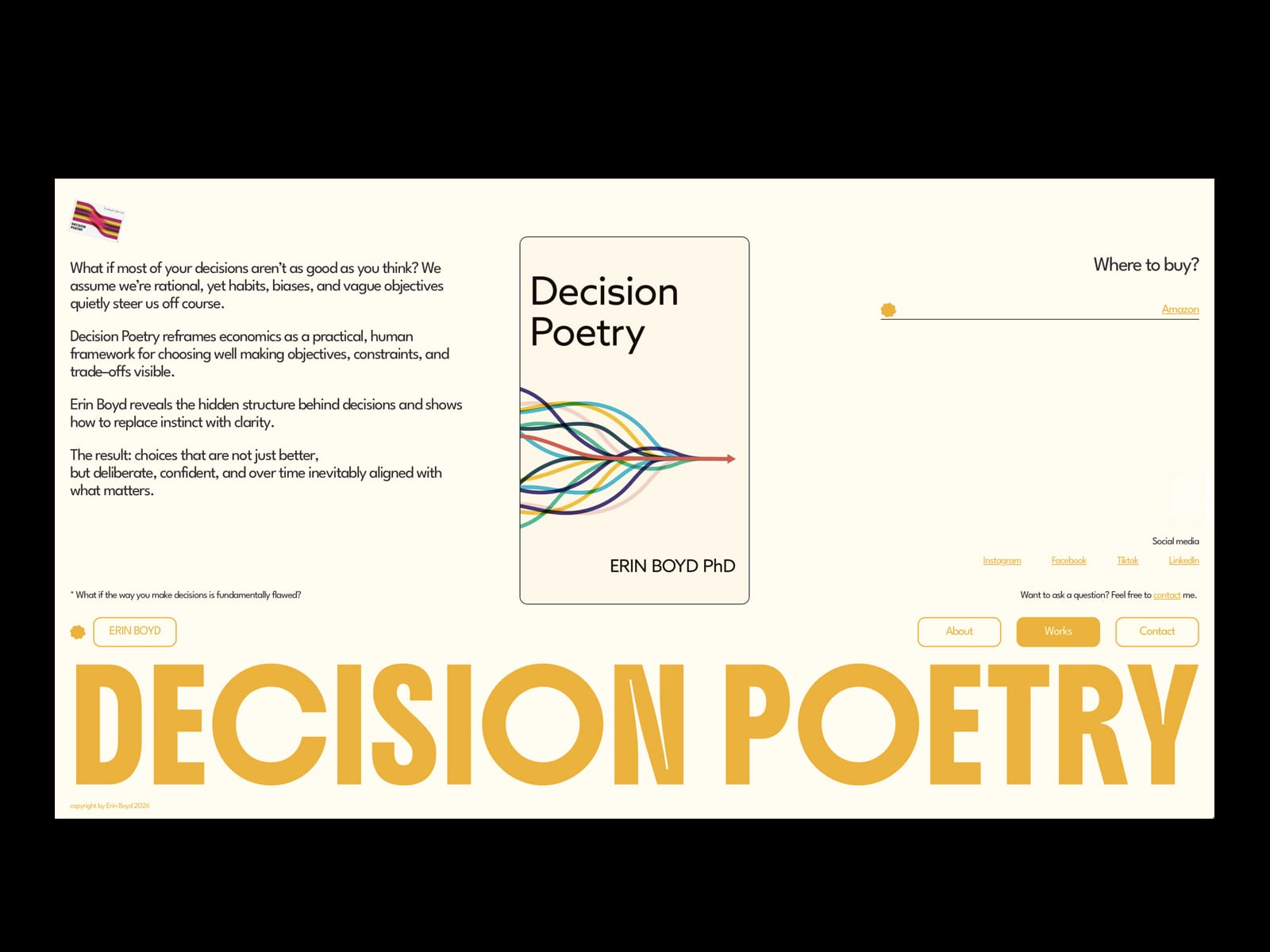 Decision Poetry