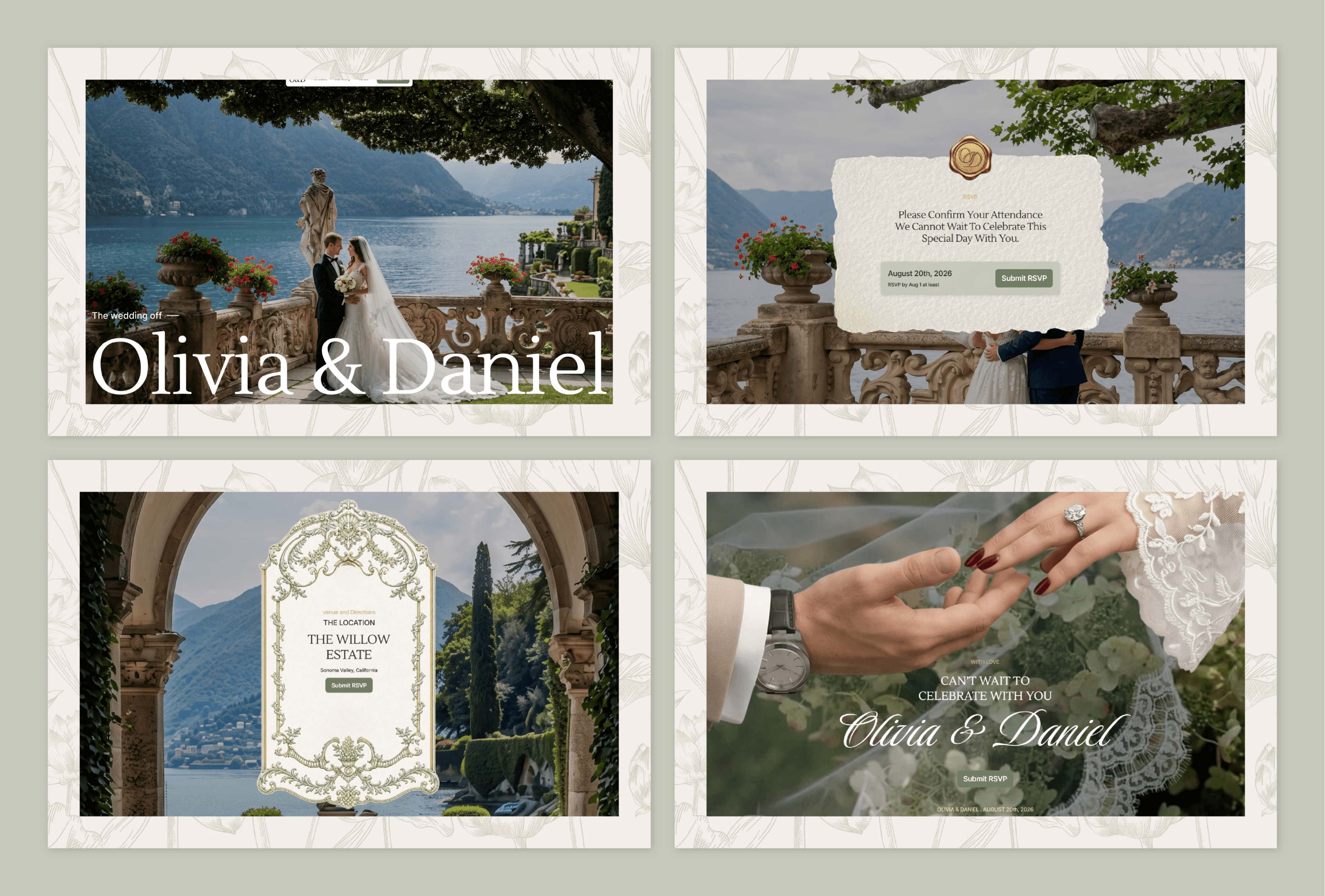 Some sections I designed for Weddingly that I really like.Live preview → https://wedddingly.framer.website/I wanted the whole template to feel less like a regular wedding website and more like a small digital experience — romantic, interactive, and actually fun to explore.A few favorites: • The interactive envelope + countdown • The memories section with little moments from the couple’s story • The wedding schedule and venue details • The pinned RSVP experience • And probably my favorite the ending/footer Spent way too much time polishing tiny details that most people will scroll past in 0.4 seconds.Worth it though.