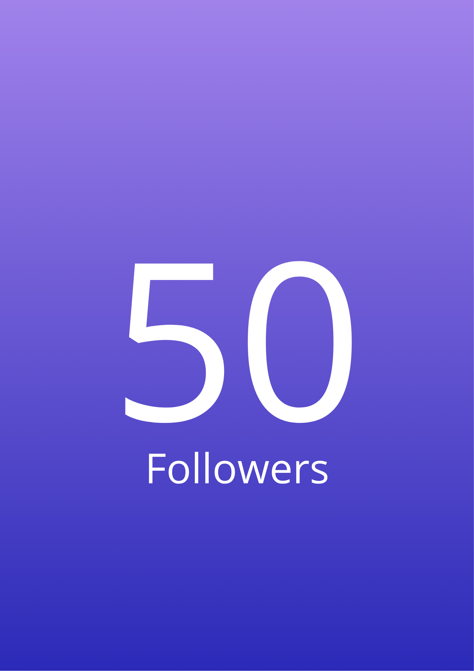 Thanks for 50 followers. I'm not entirely convinced you're all human. Some of you might just be Framer plugins pretending to be people. Either way, appreciate you. More templates are on the way.