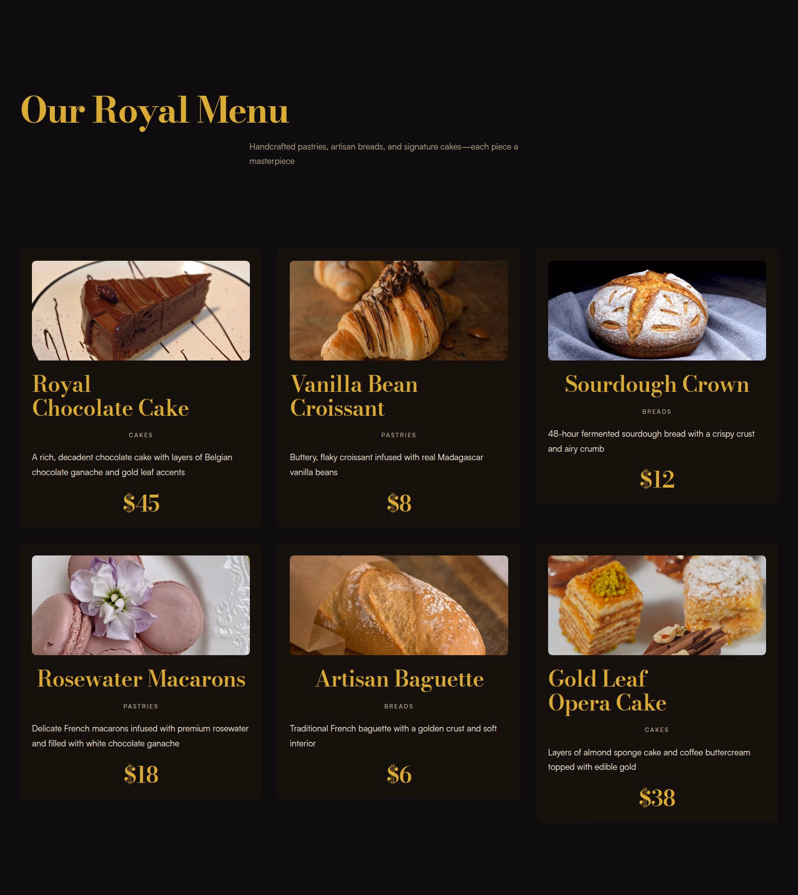 RIMA — Luxury Bakery