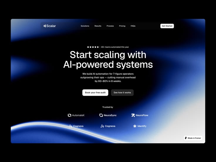 I've shipped 4 framer templates3 of them are free calder → portfolio for creatives scalarr → landing page for ai agencies manner → site for design studios mile9 → site for motion studios no signup, no email wall take what you need links below 👇