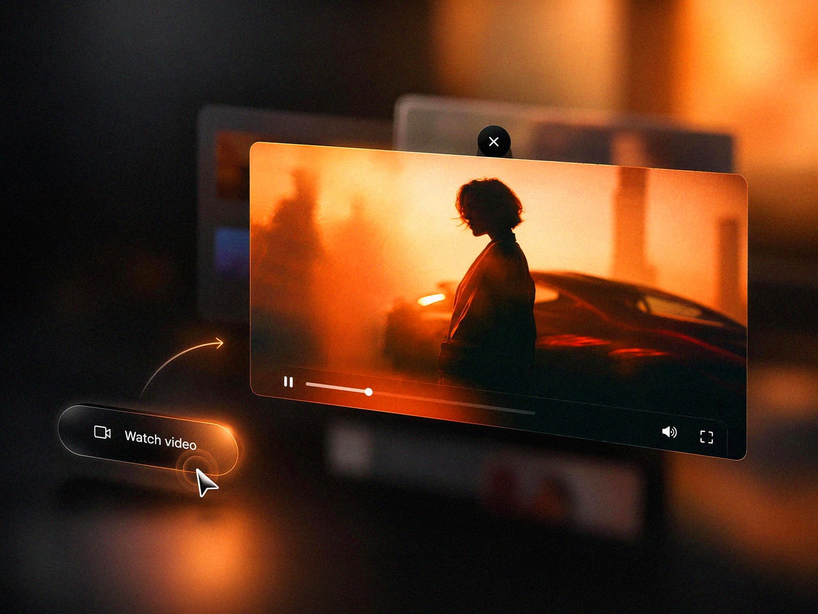 Video Popup Button