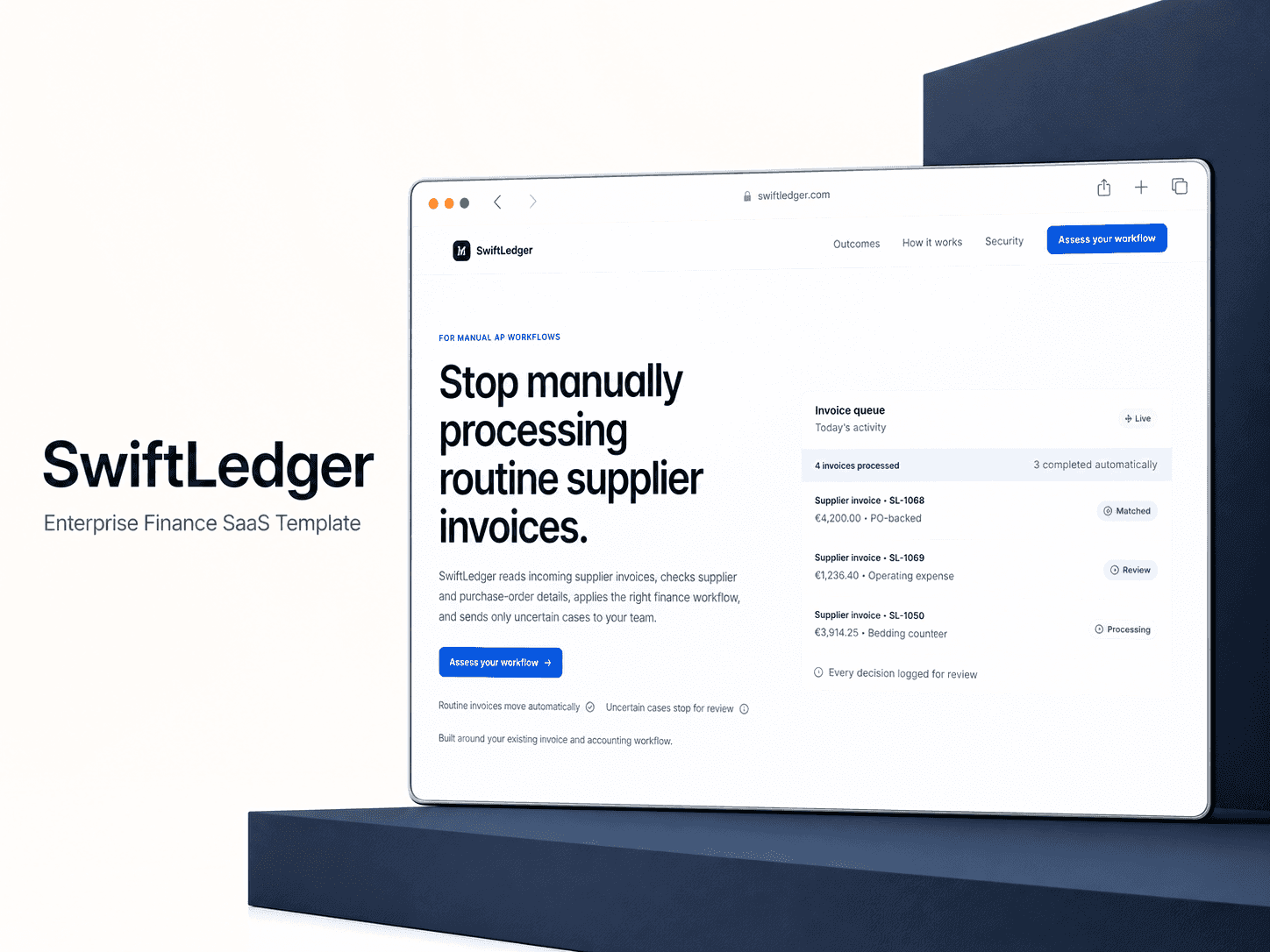 SwiftLedger Finance