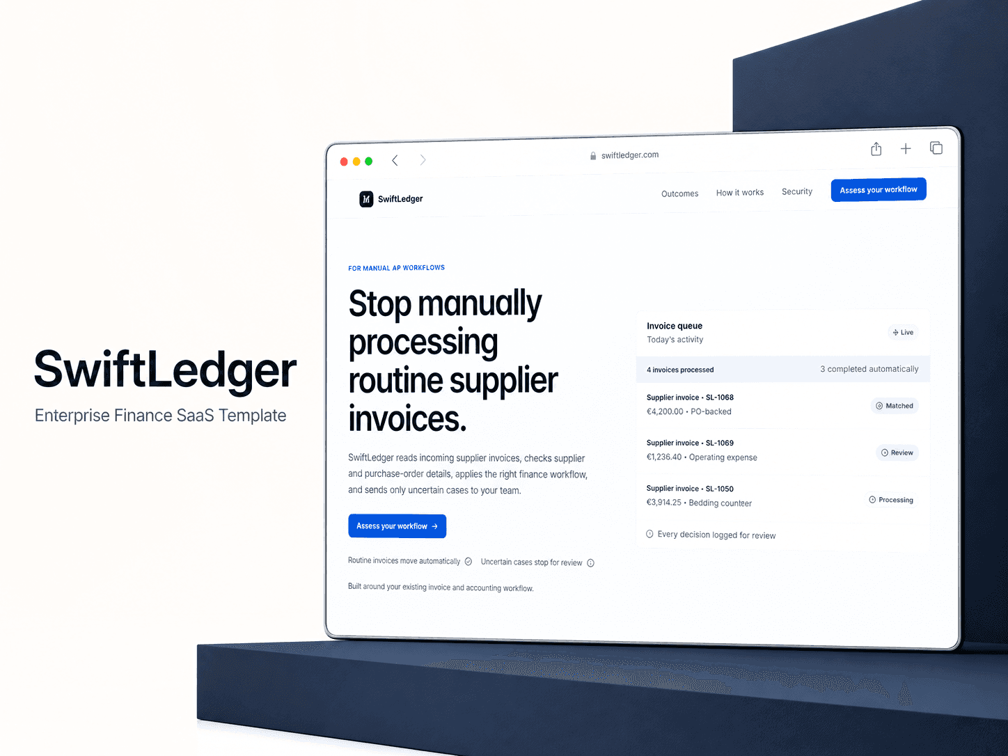 SwiftLedger Finance