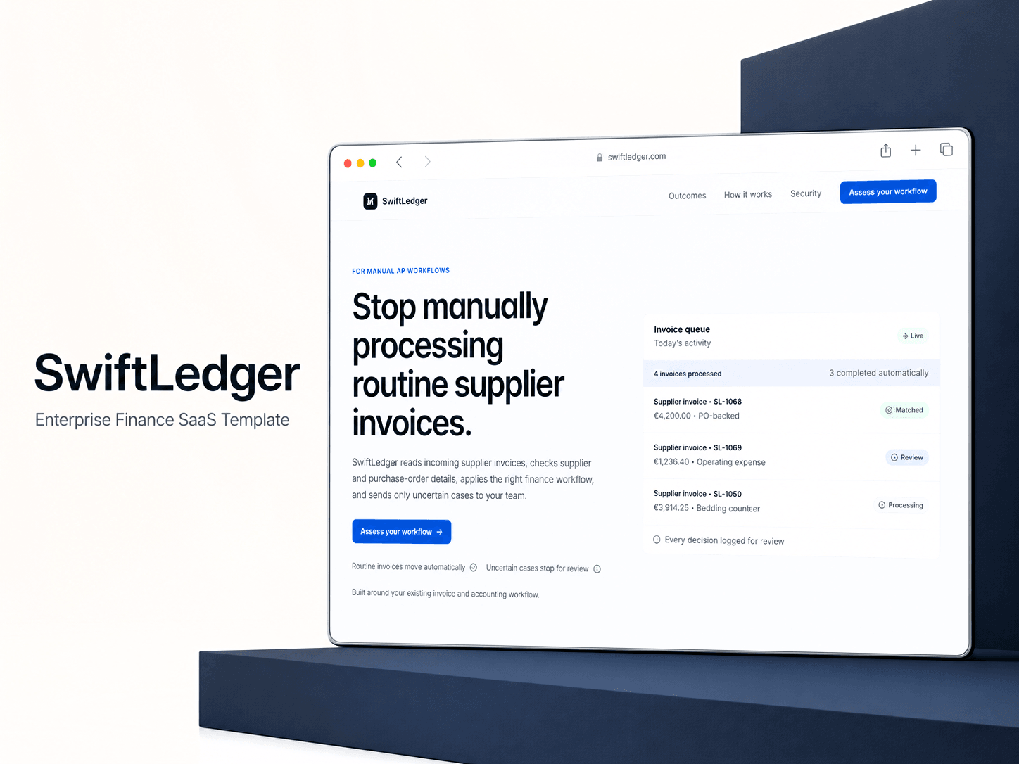 SwiftLedger Finance