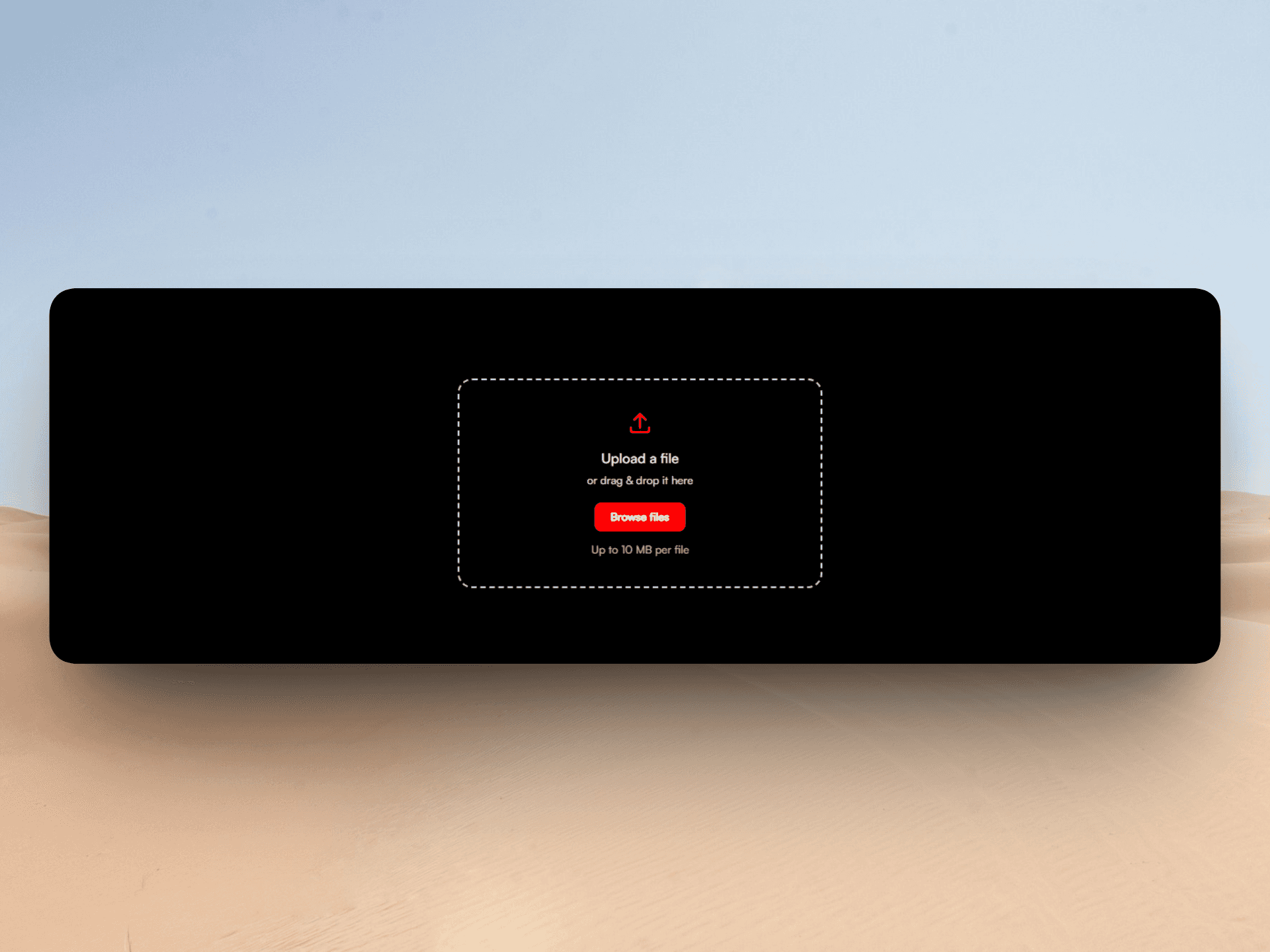 File Upload Box