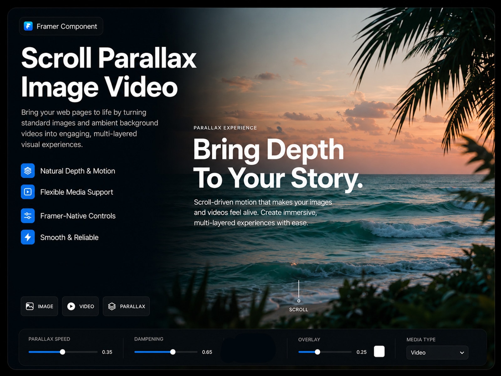 ScrollParallax Media