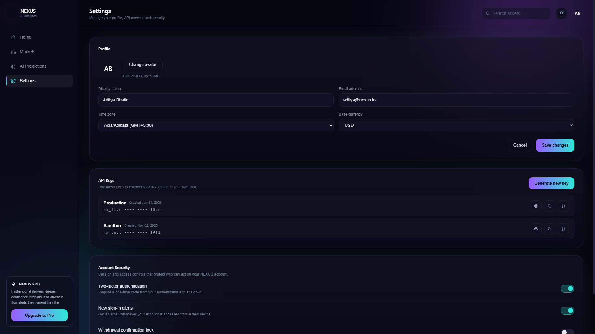 NexusAI Crypto