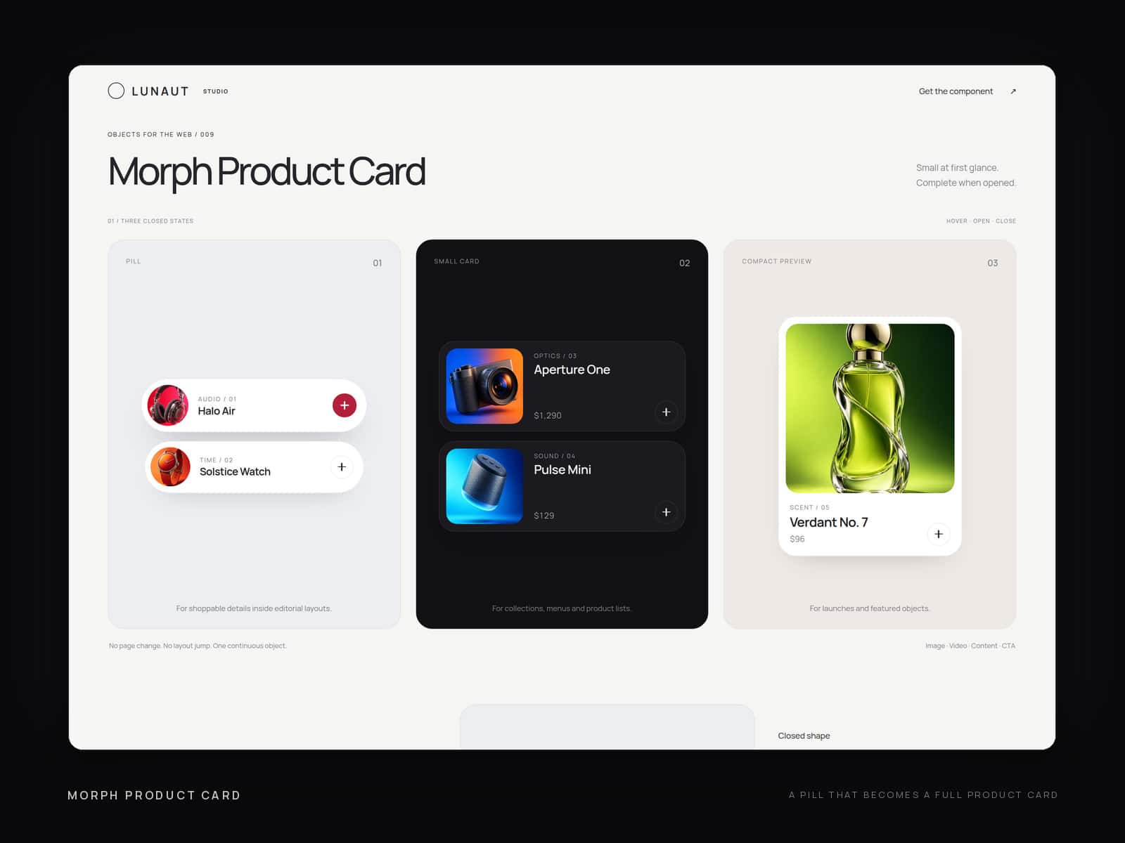 Morph Product Card