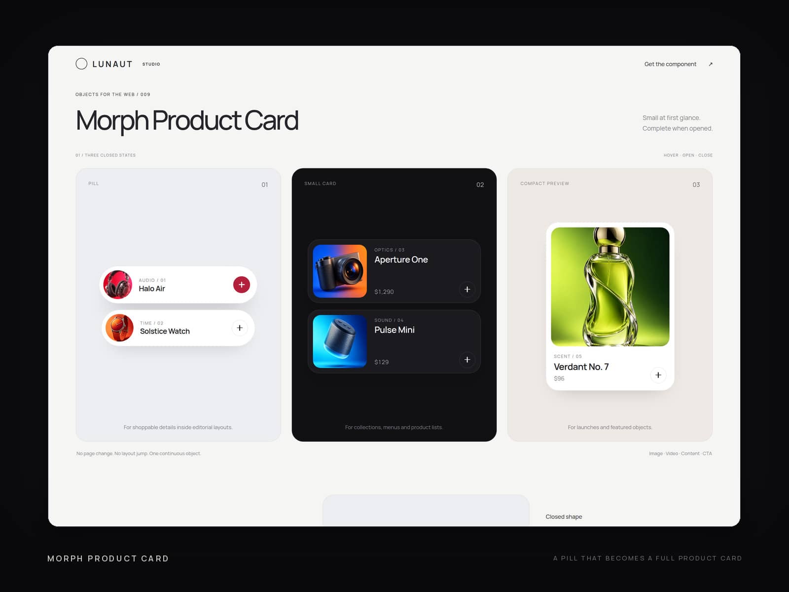 Morph Product Card