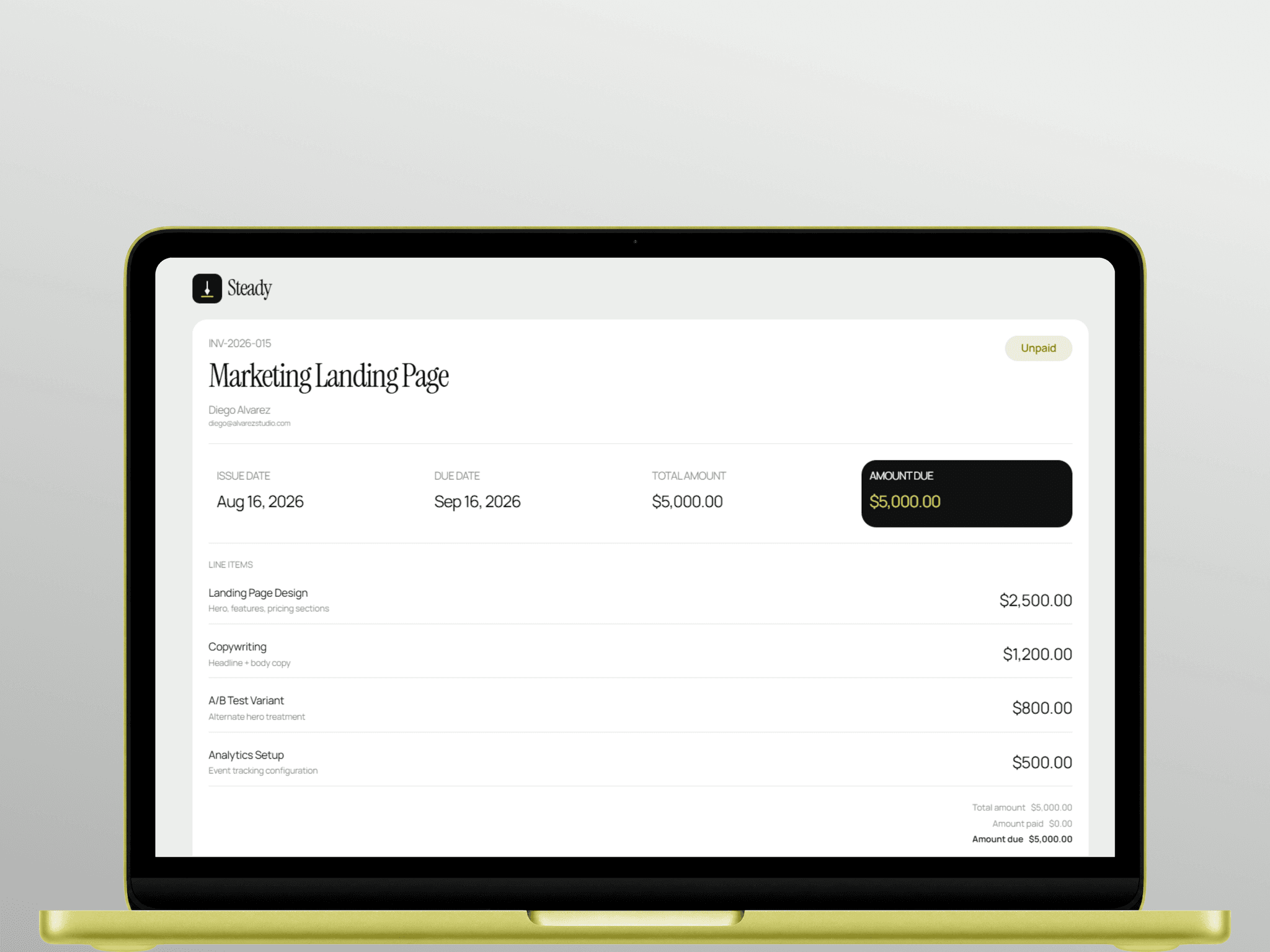 Steady Invoicing