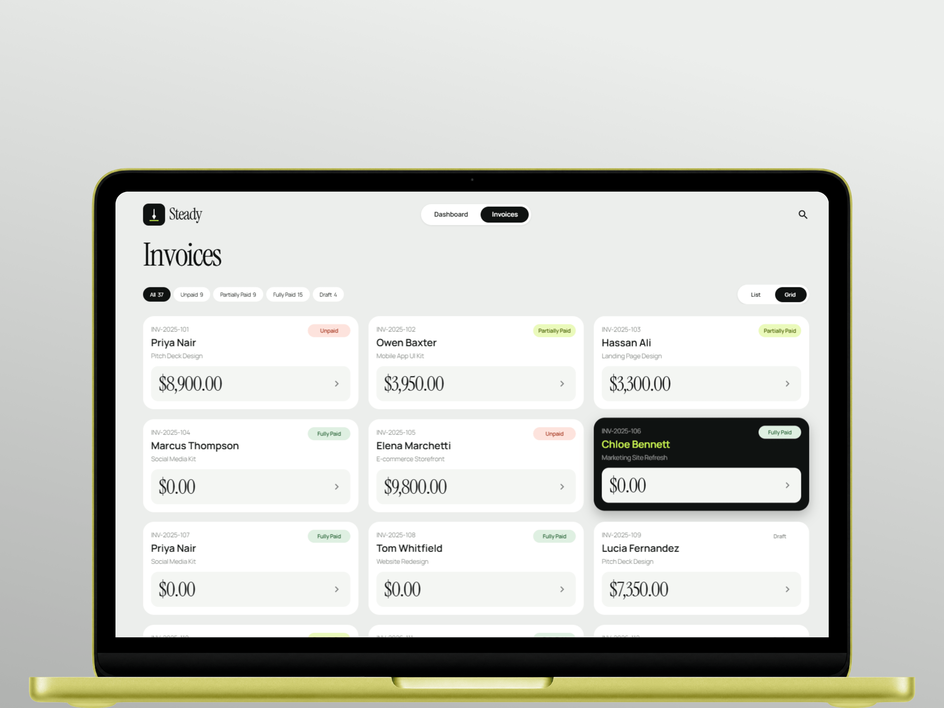 Steady Invoicing