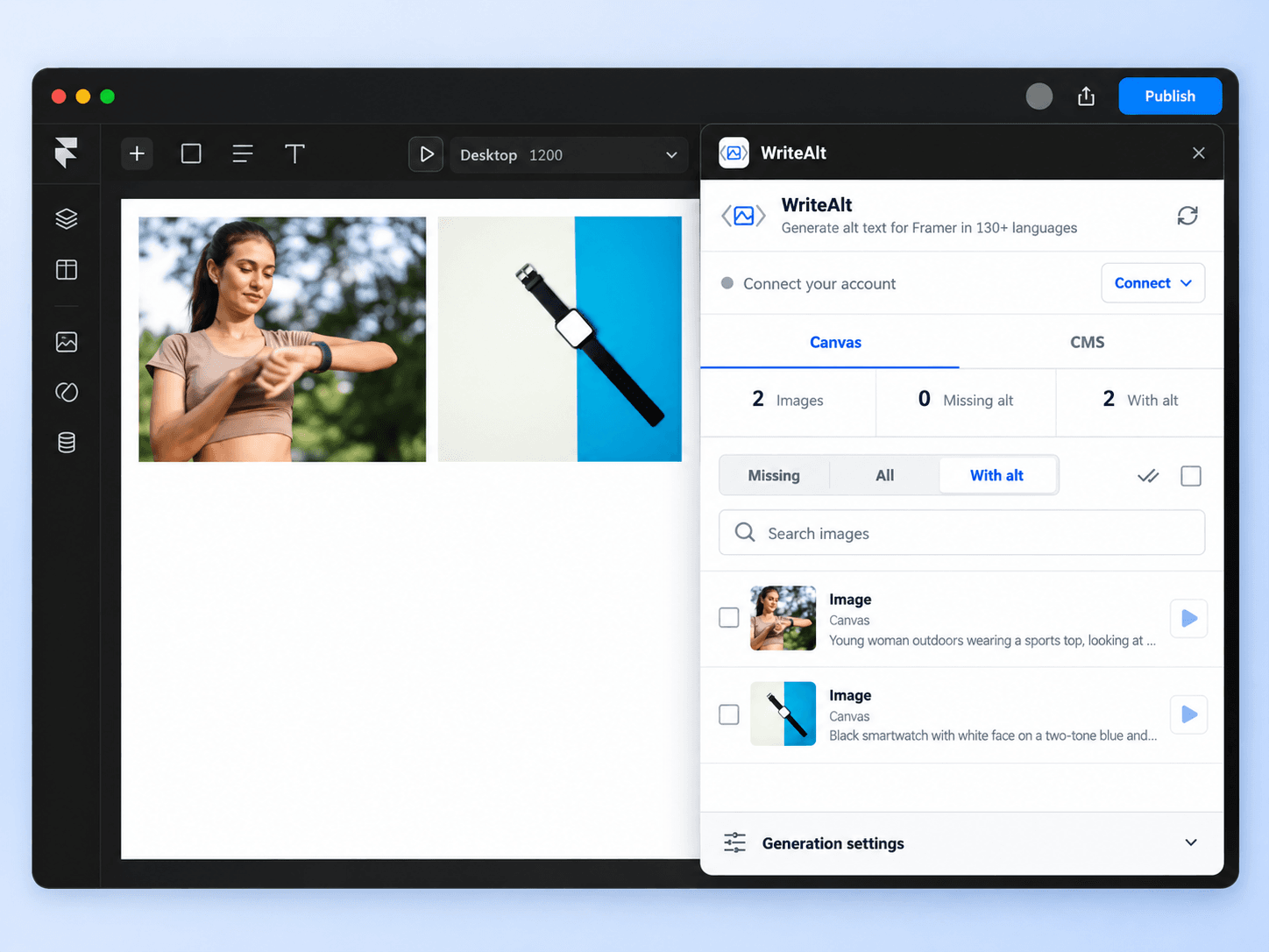 WriteAlt – AI Alt Text & SEO