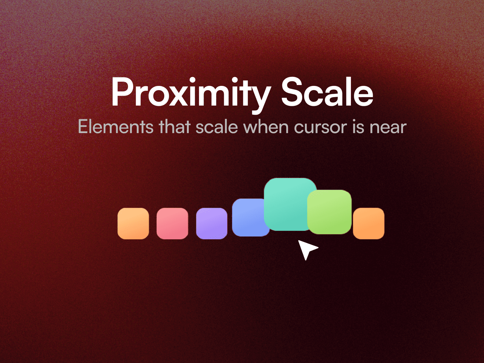 Proximity Scale