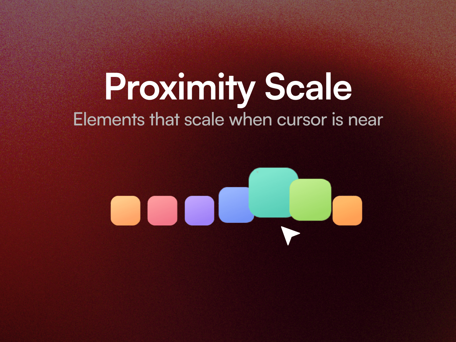 Proximity Scale