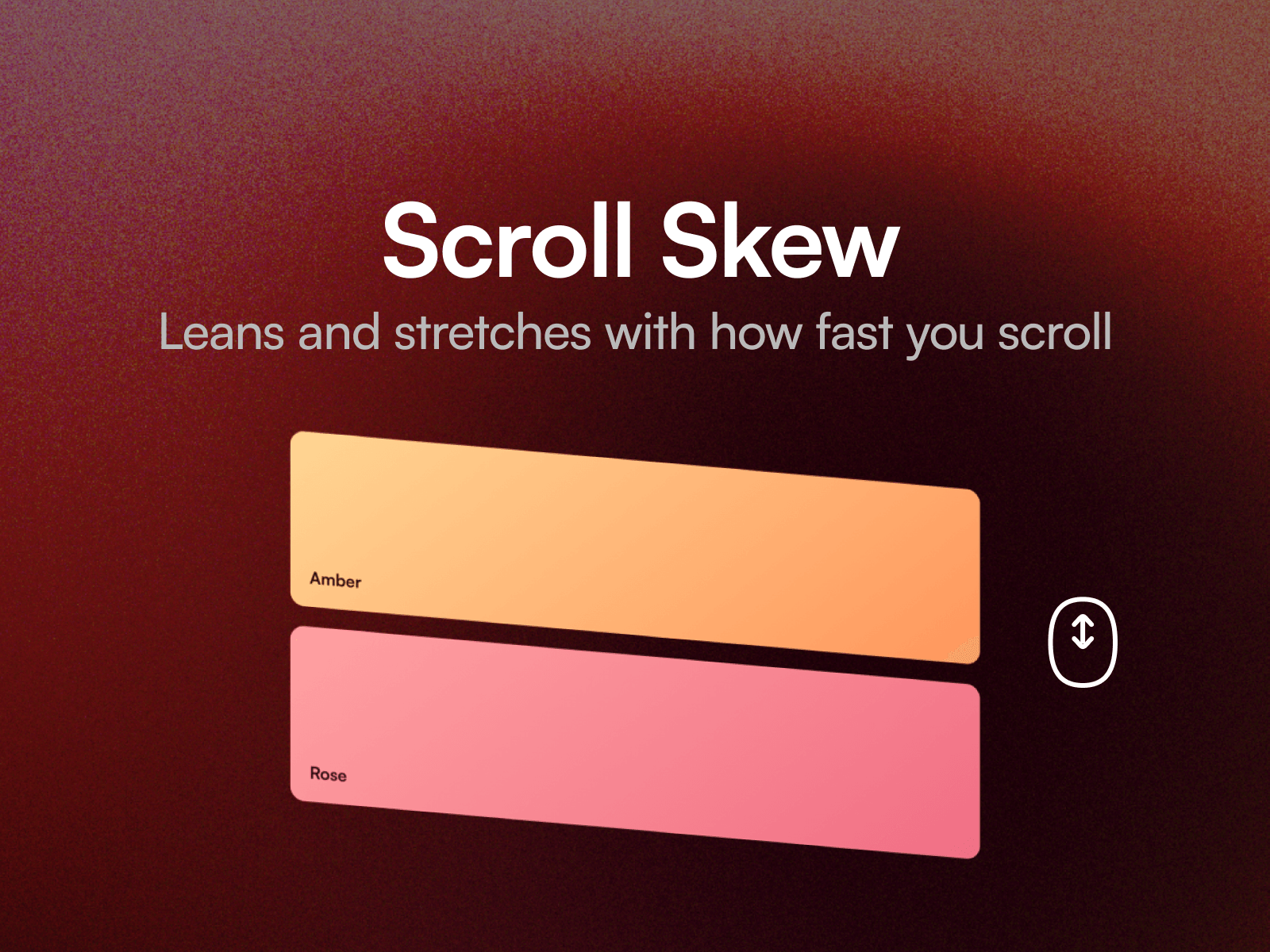 Scroll Skew