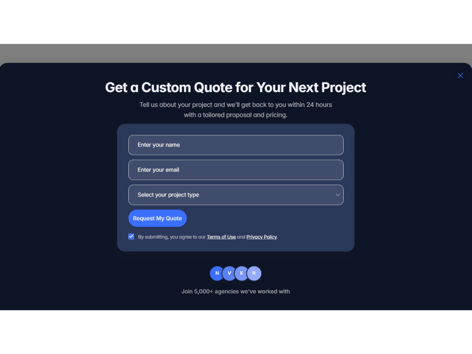 Opt In Drawer Form