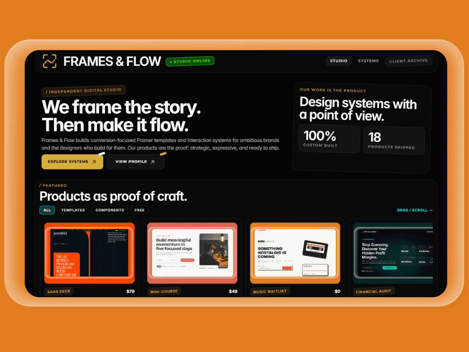 Frames & Flow