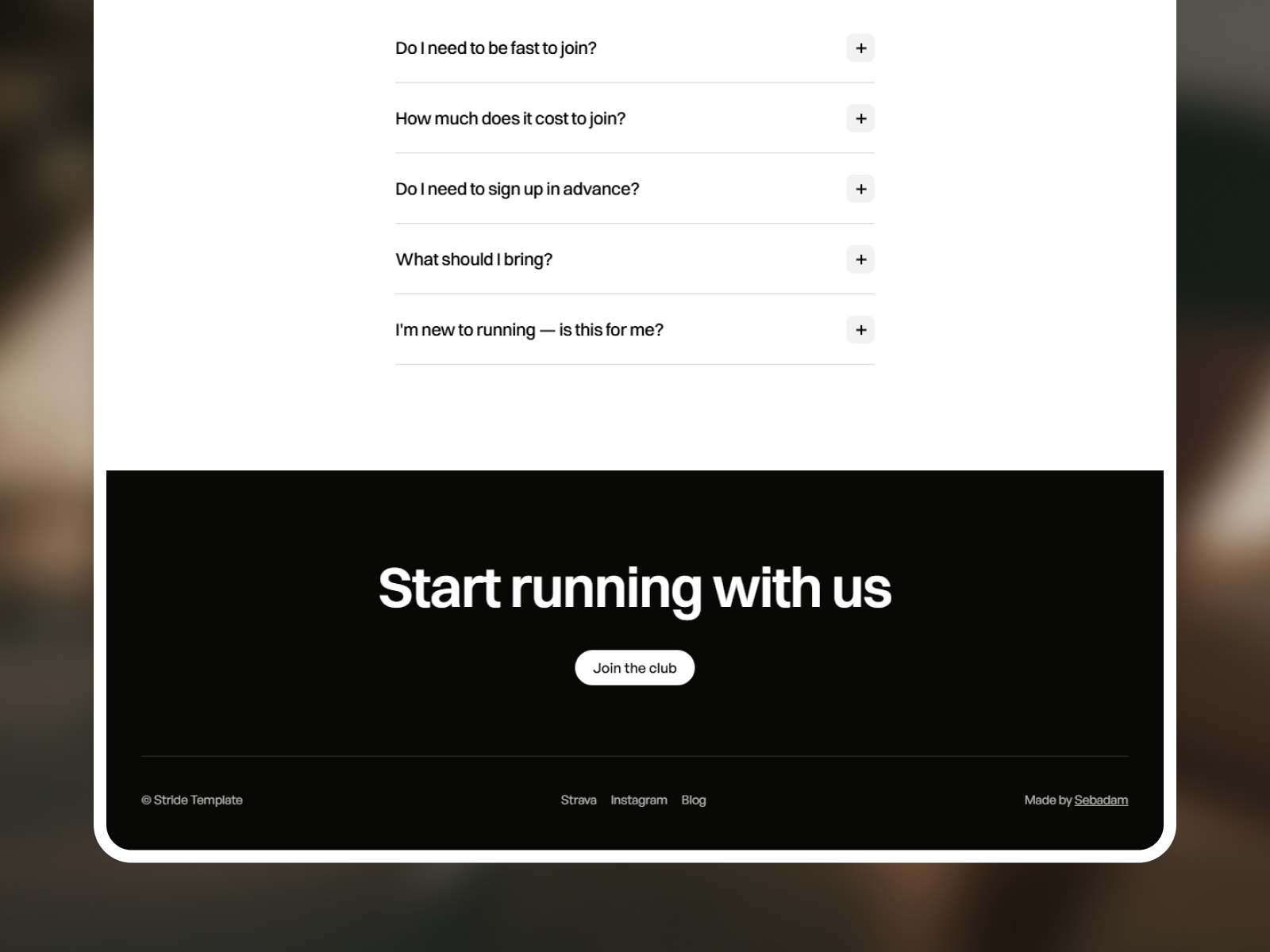 Stride Run Club