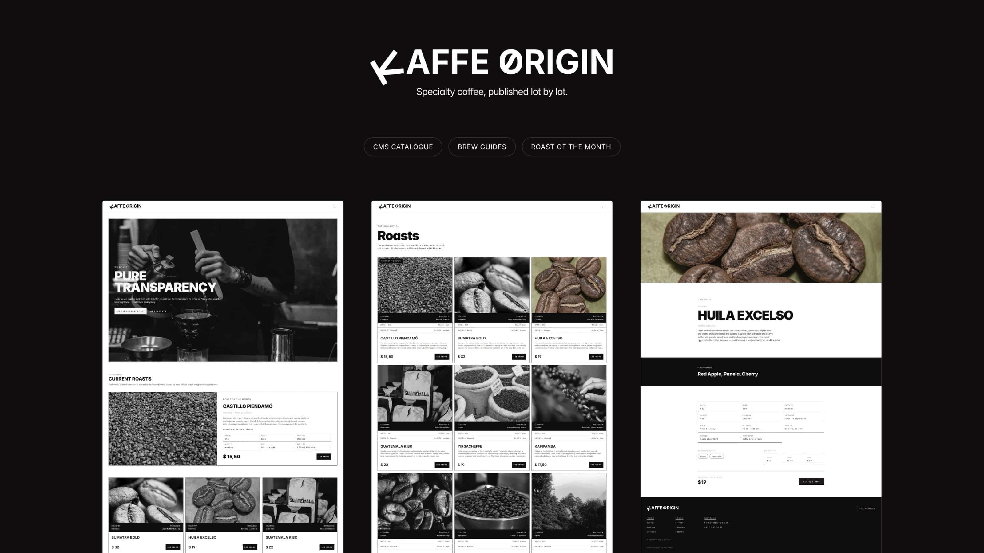Kaffe Origin