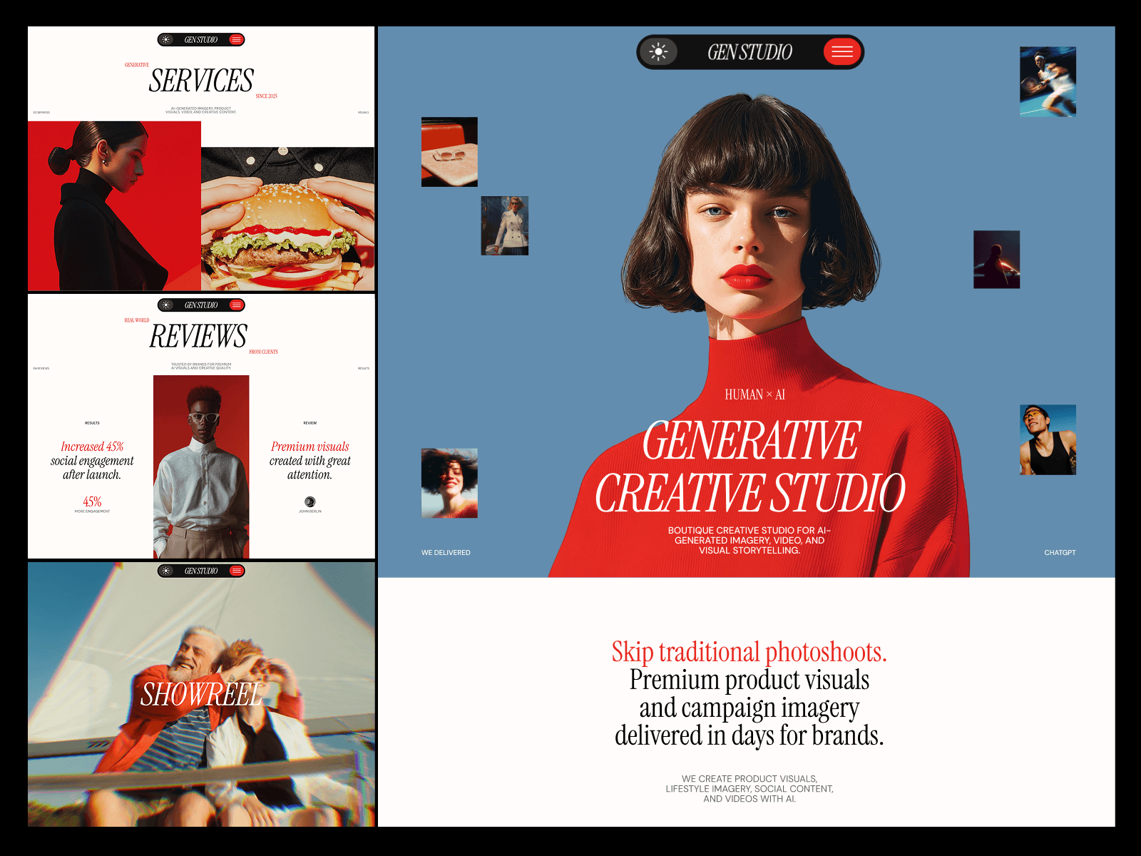 Here’s the full preview of Gen Studio a Framer template for AI visual-production studios, generative artists, photographers, and filmmakers.Would love to know which section stands out most. 👇