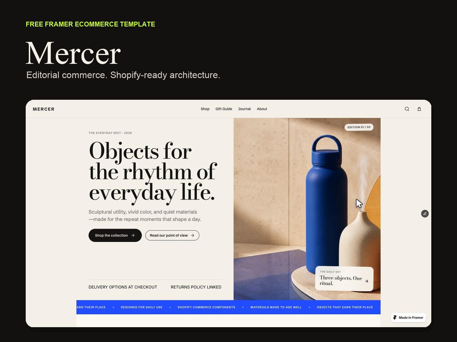 Mercer Store