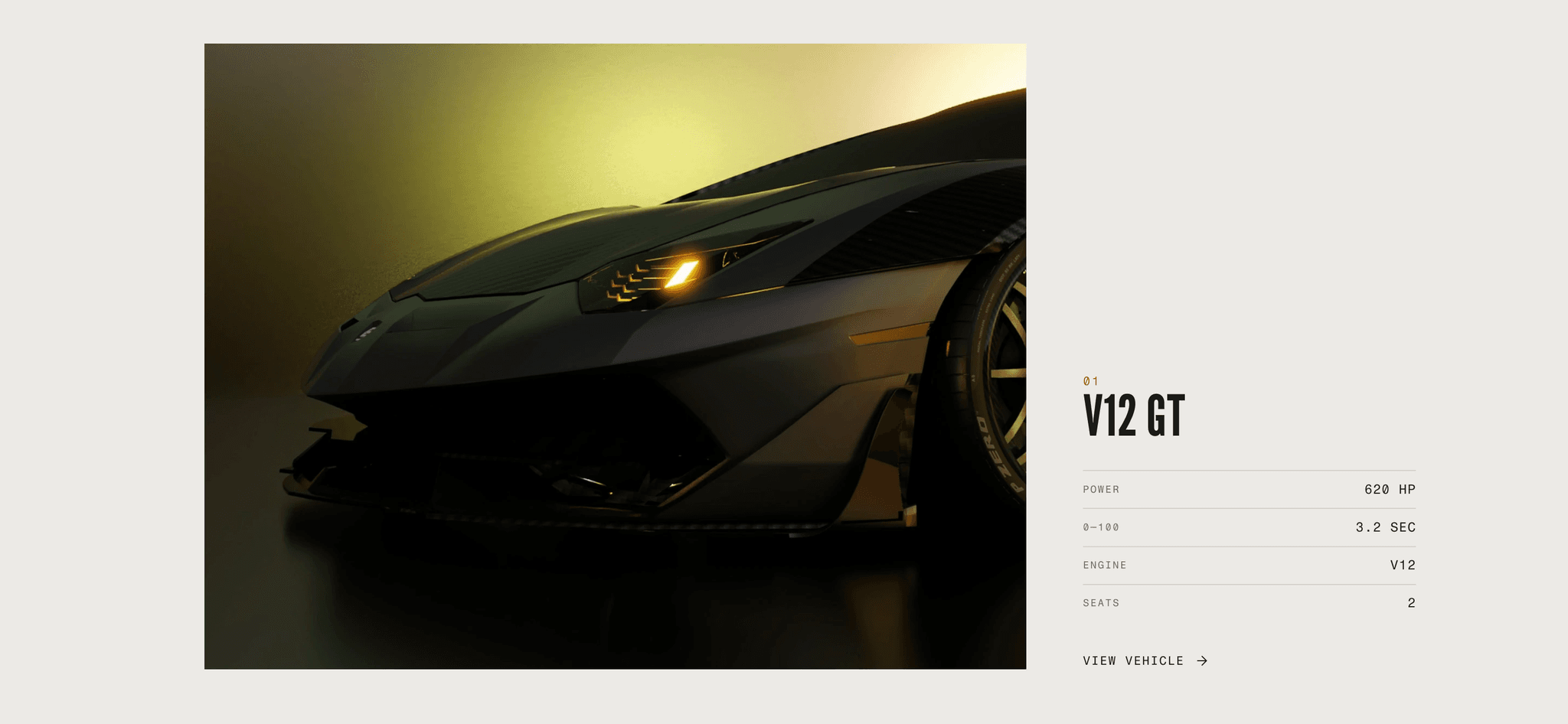 VANTAGE — Exotic Car