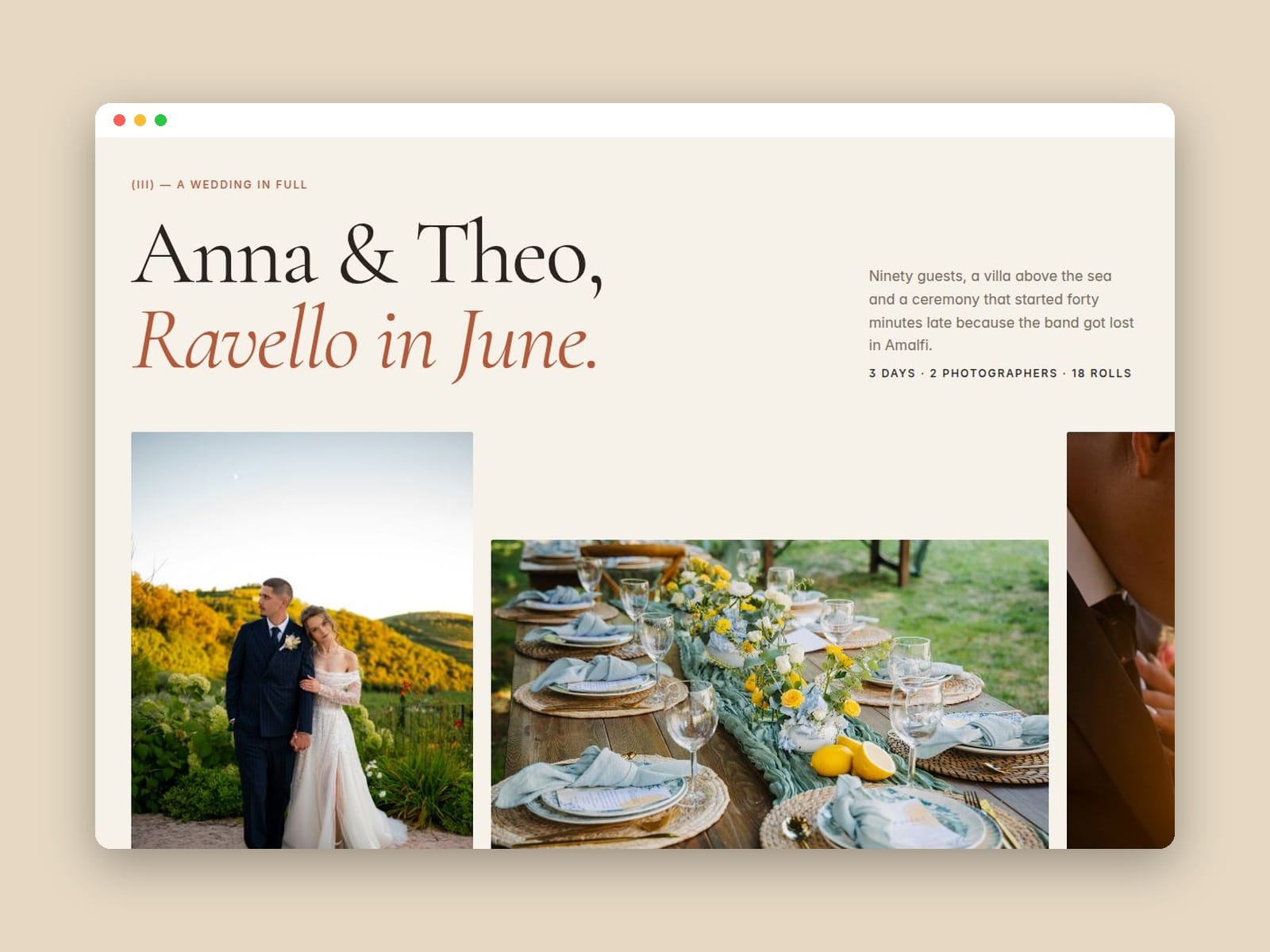 Destination Wedding