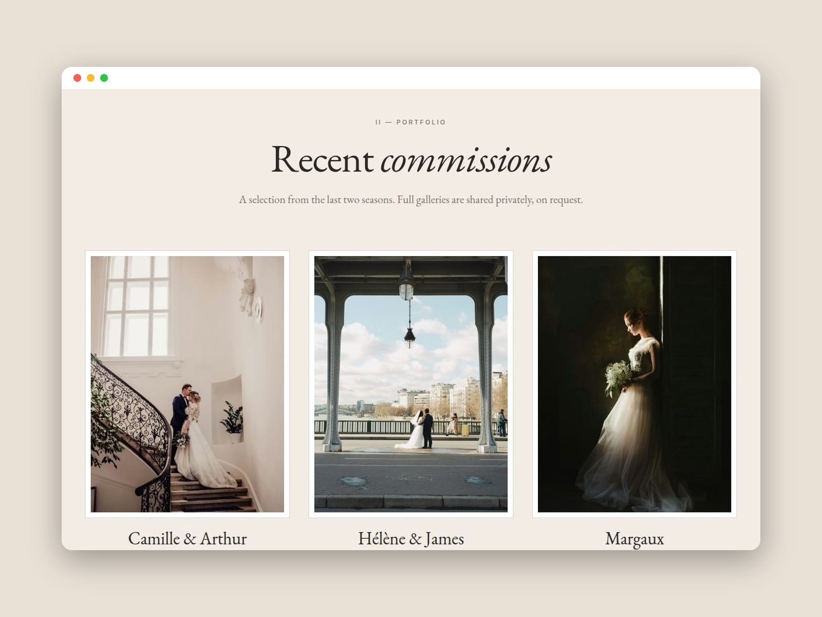 Fine Art Wedding