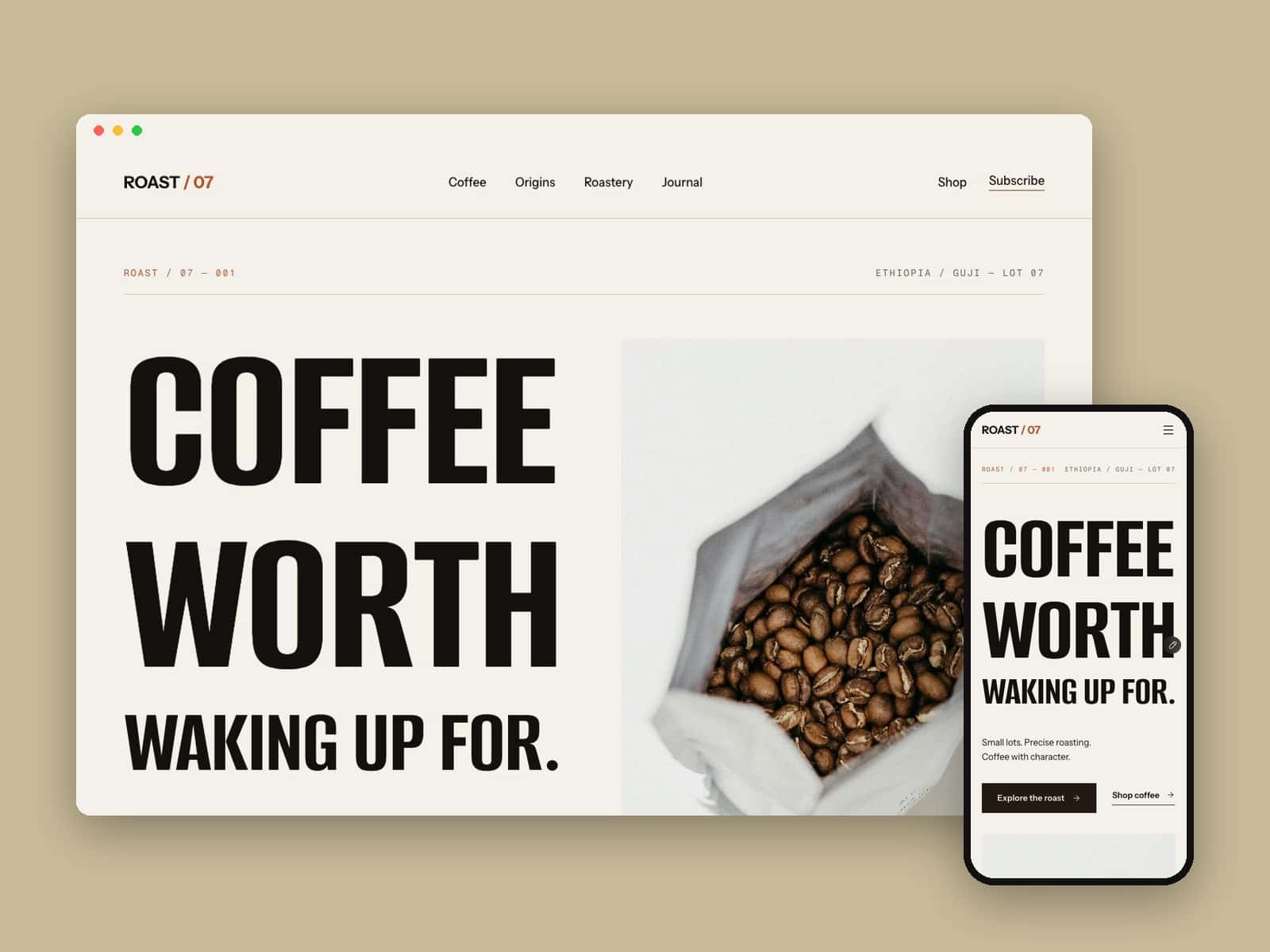 Coffee Roastery Site