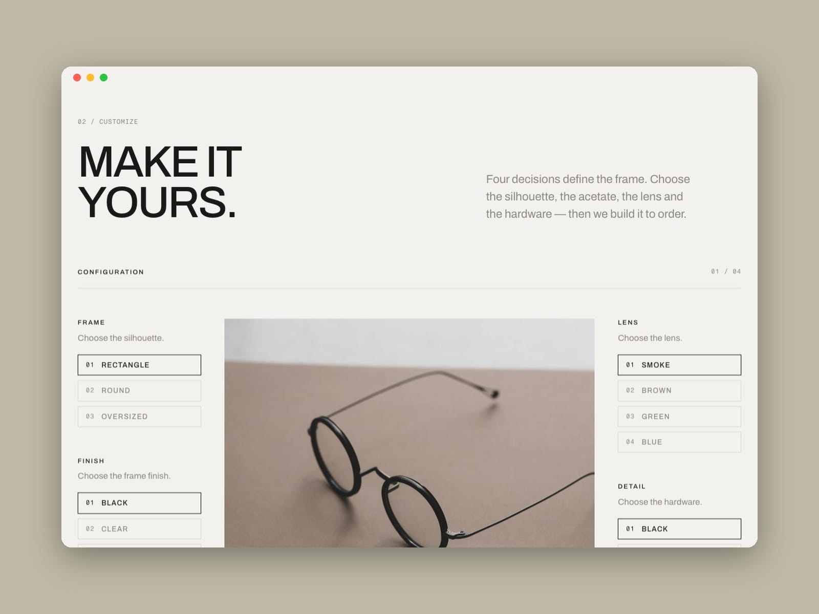Eyewear Studio Site