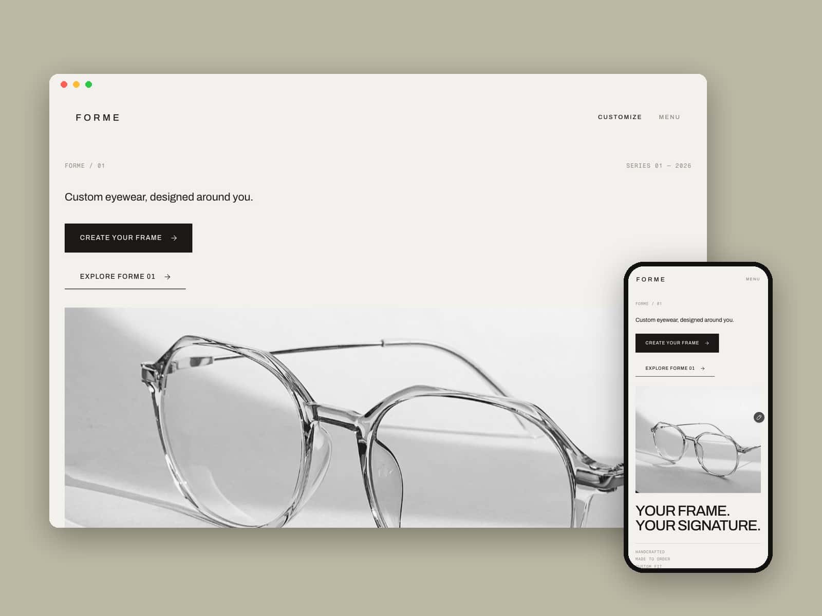 Eyewear Studio Site