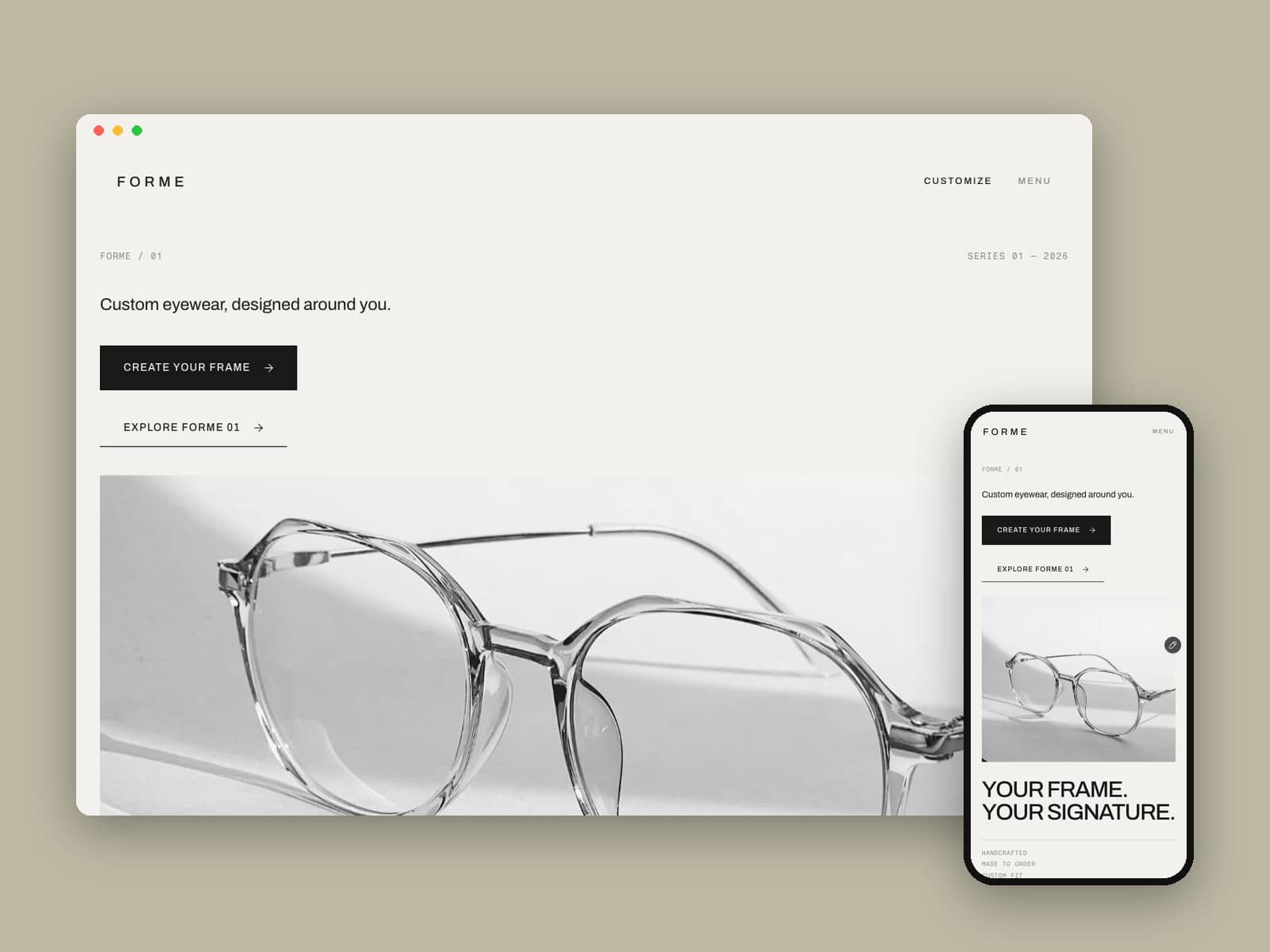 Eyewear Studio Site