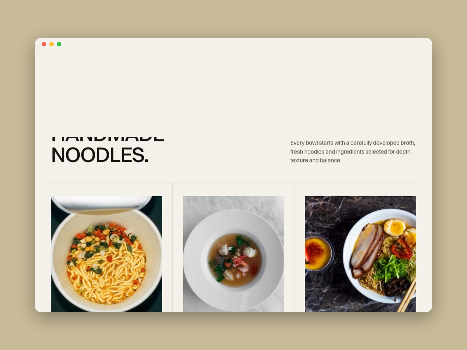 Ramen Restaurant