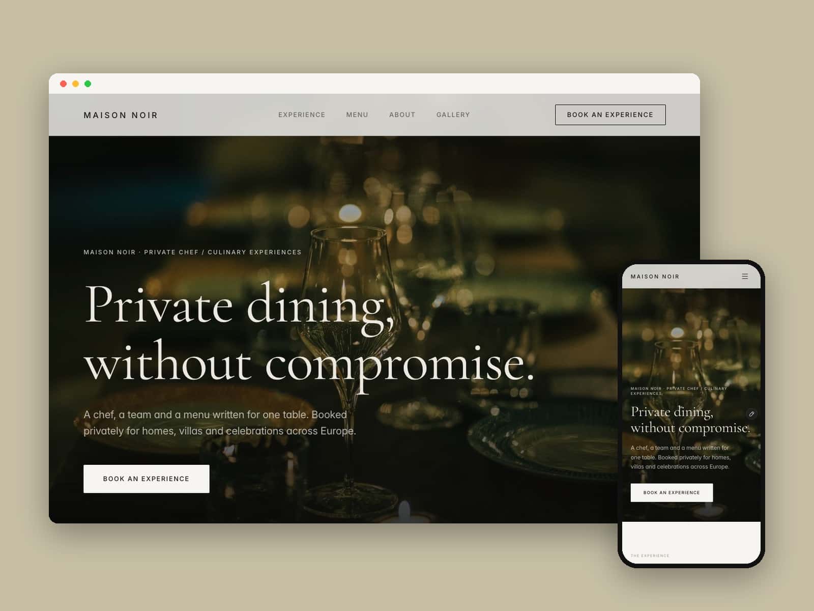 Private Chef Site