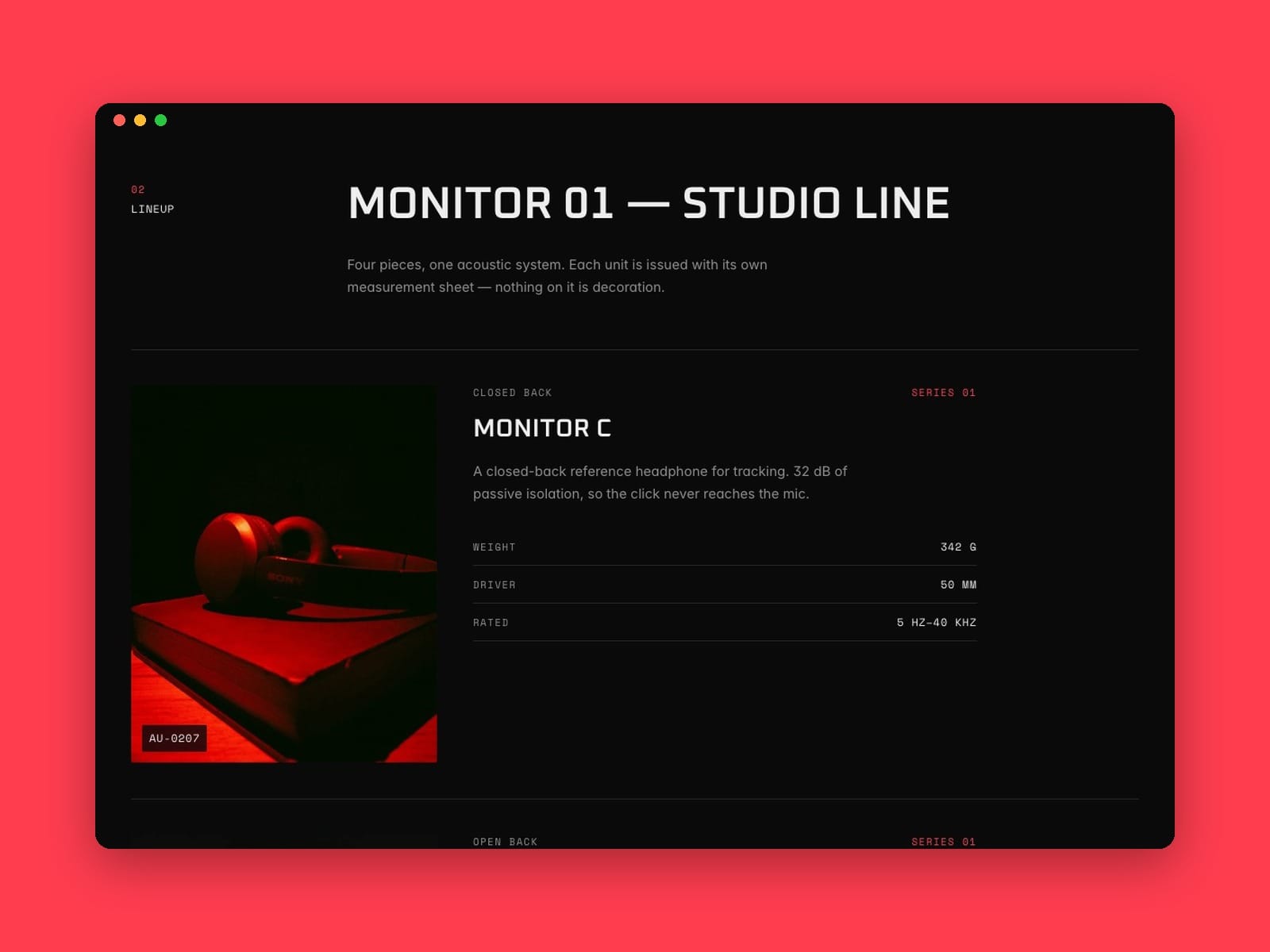 Headphone Brand Site