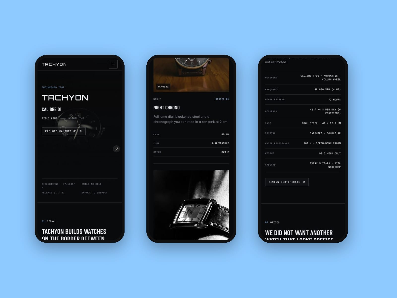 Watch Brand Site