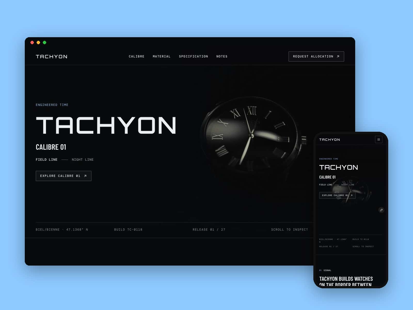 Watch Brand Site