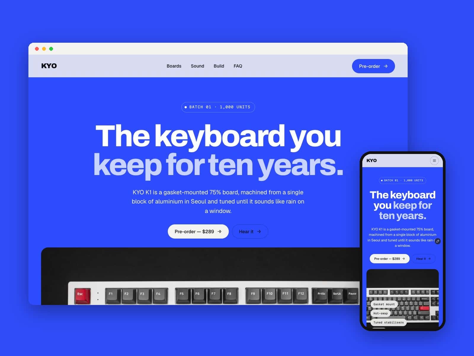 Keyboard Store Page