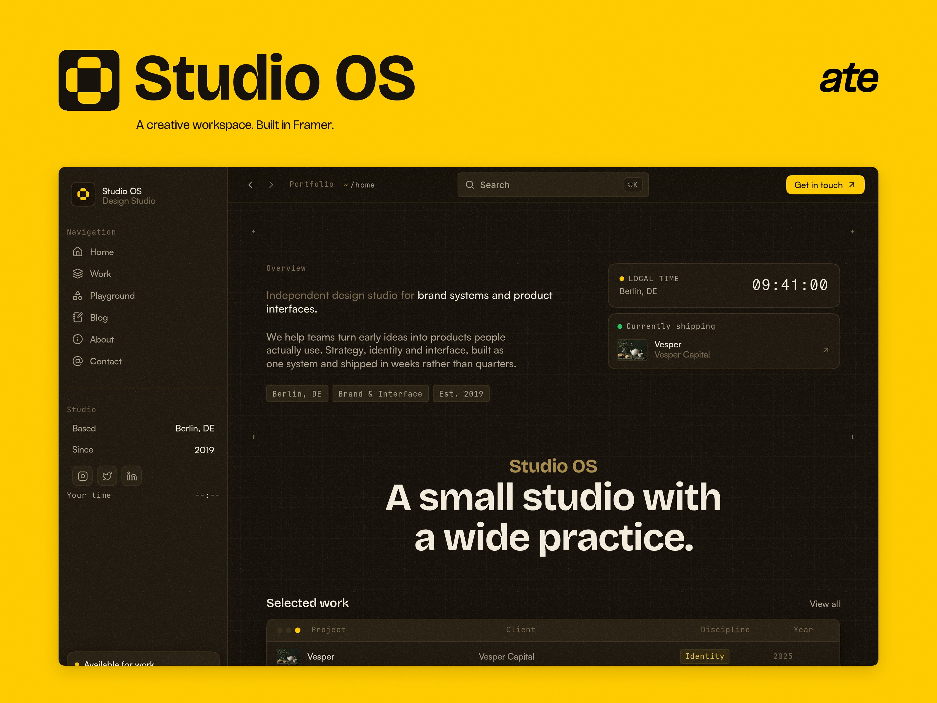Studio OS